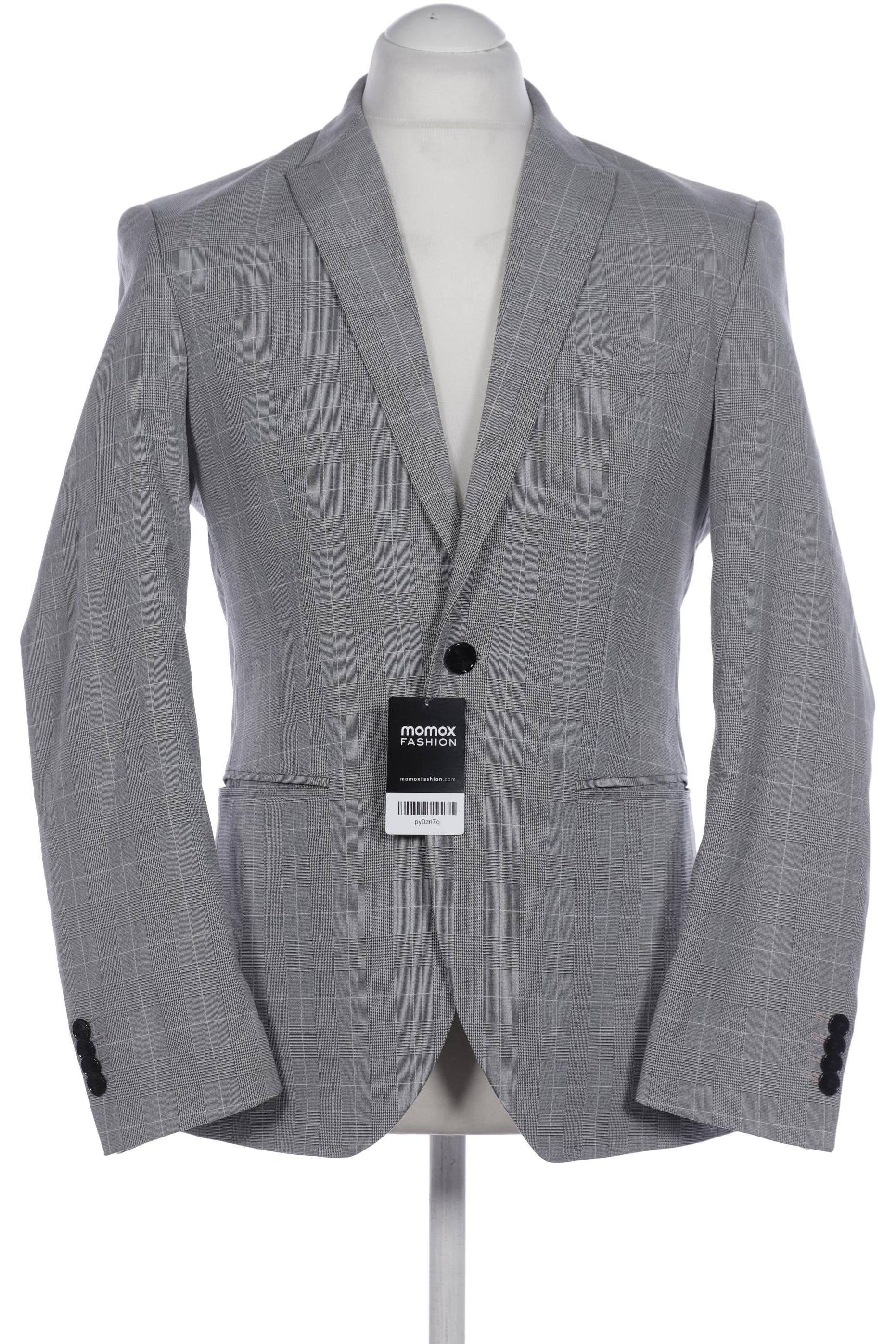 

H&M Herren Sakko, grau, Gr. 48