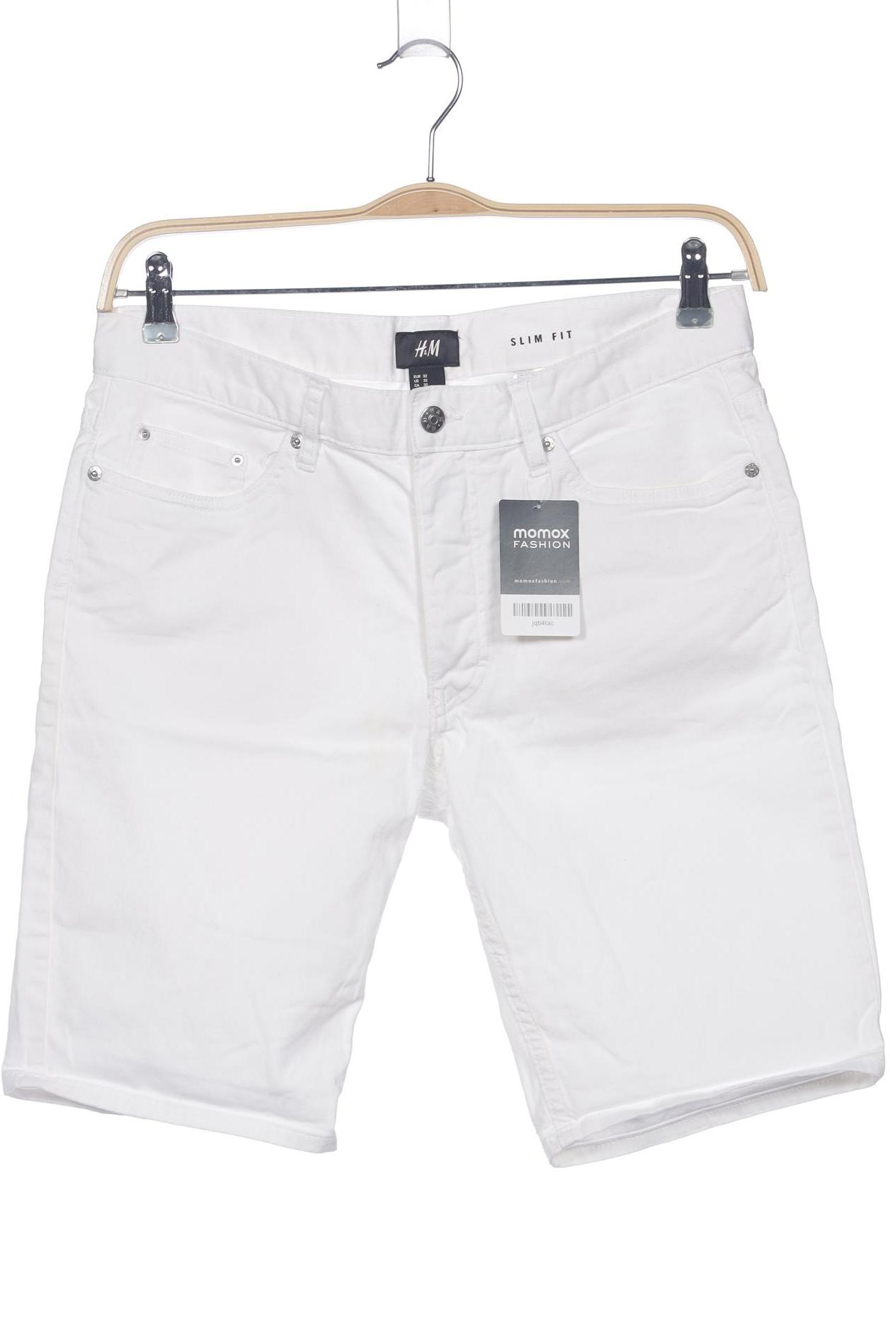 

H&M Herren Shorts, weiß, Gr. 32