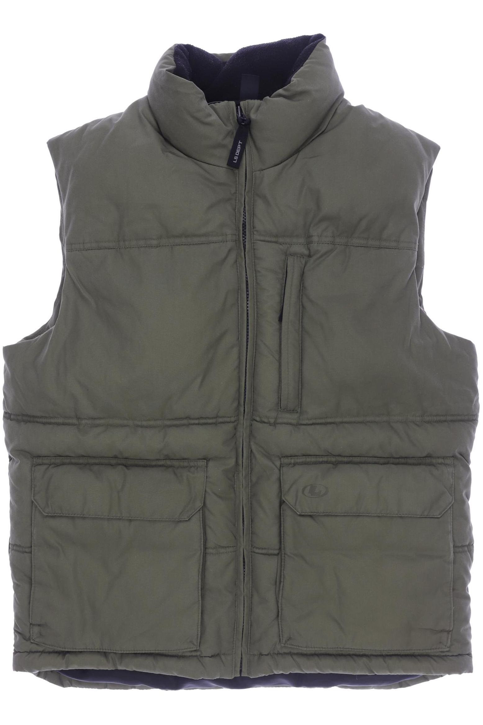 

H&M Herren Weste, grün, Gr. 48