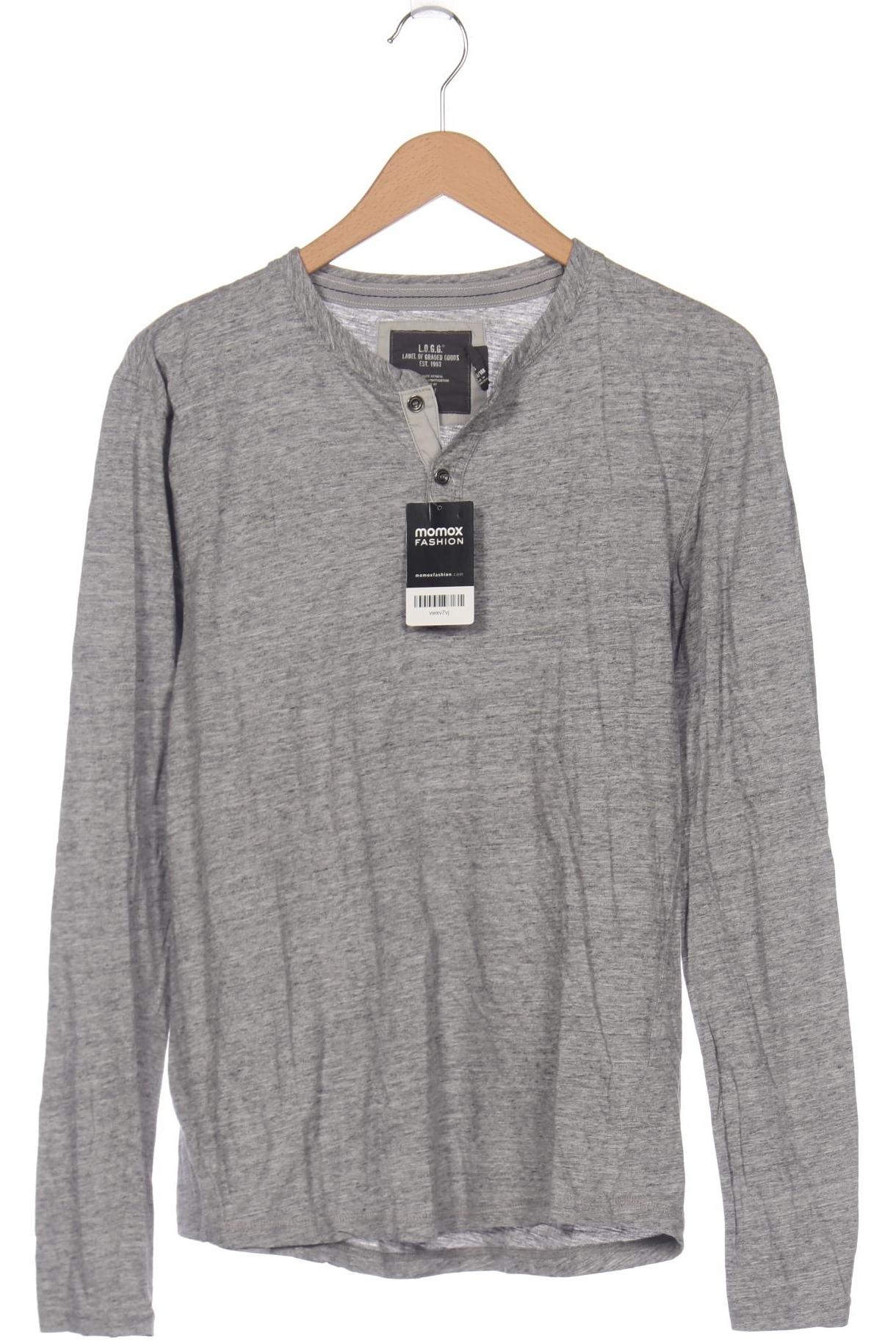 

H&M Herren Poloshirt, grau, Gr. 52
