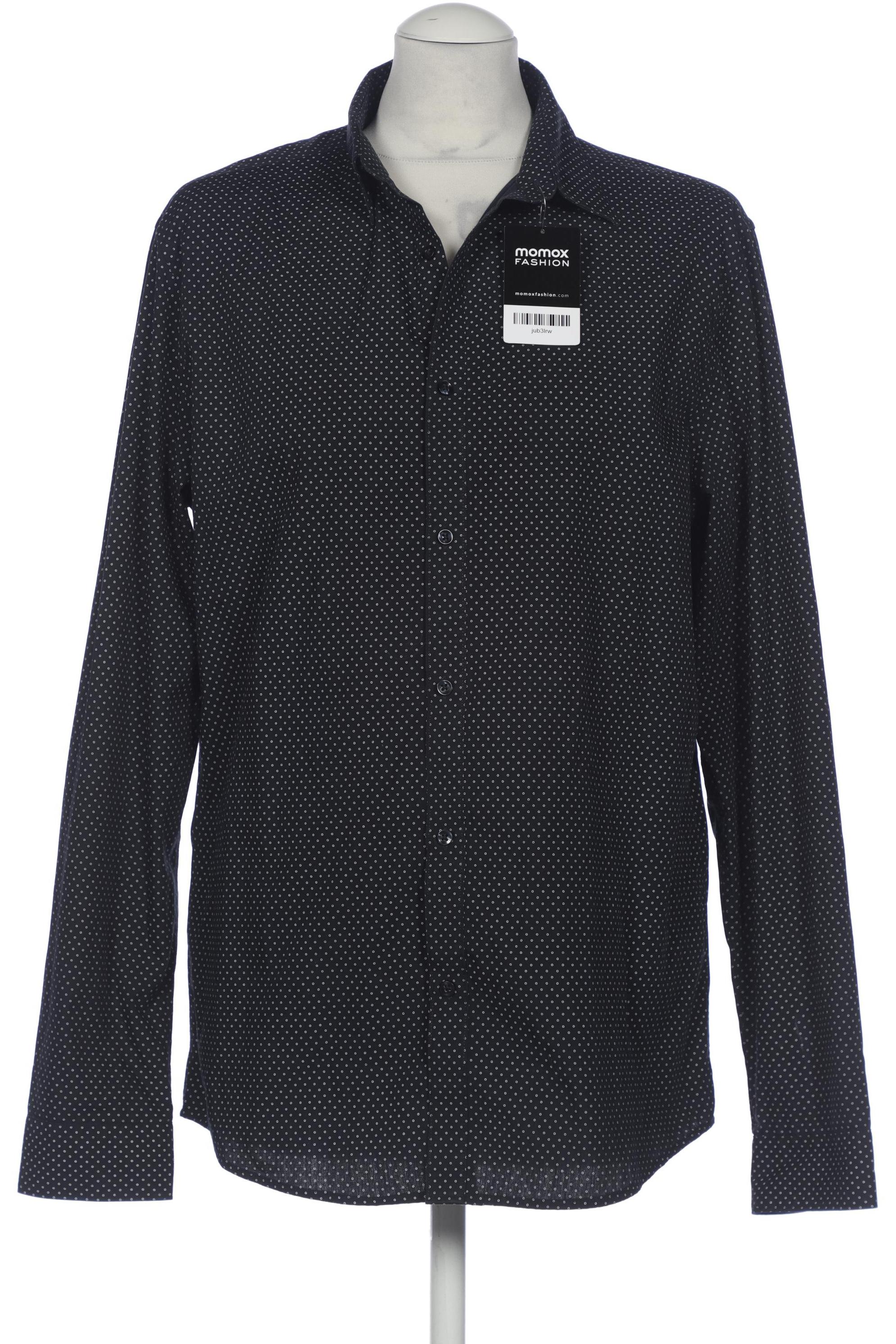 

H&M Herren Hemd, marineblau, Gr. 52