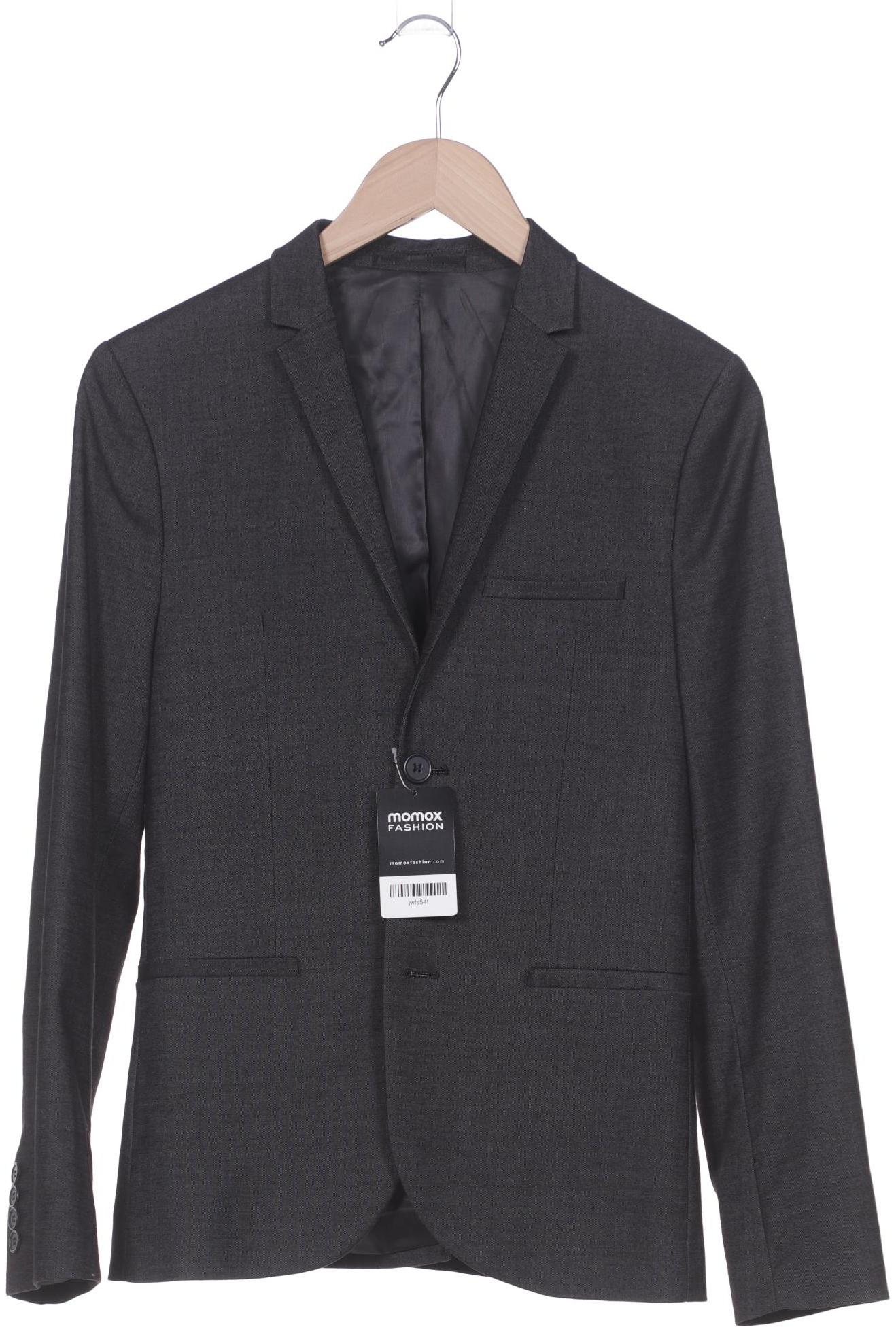 

H&M Herren Sakko, schwarz, Gr. 44