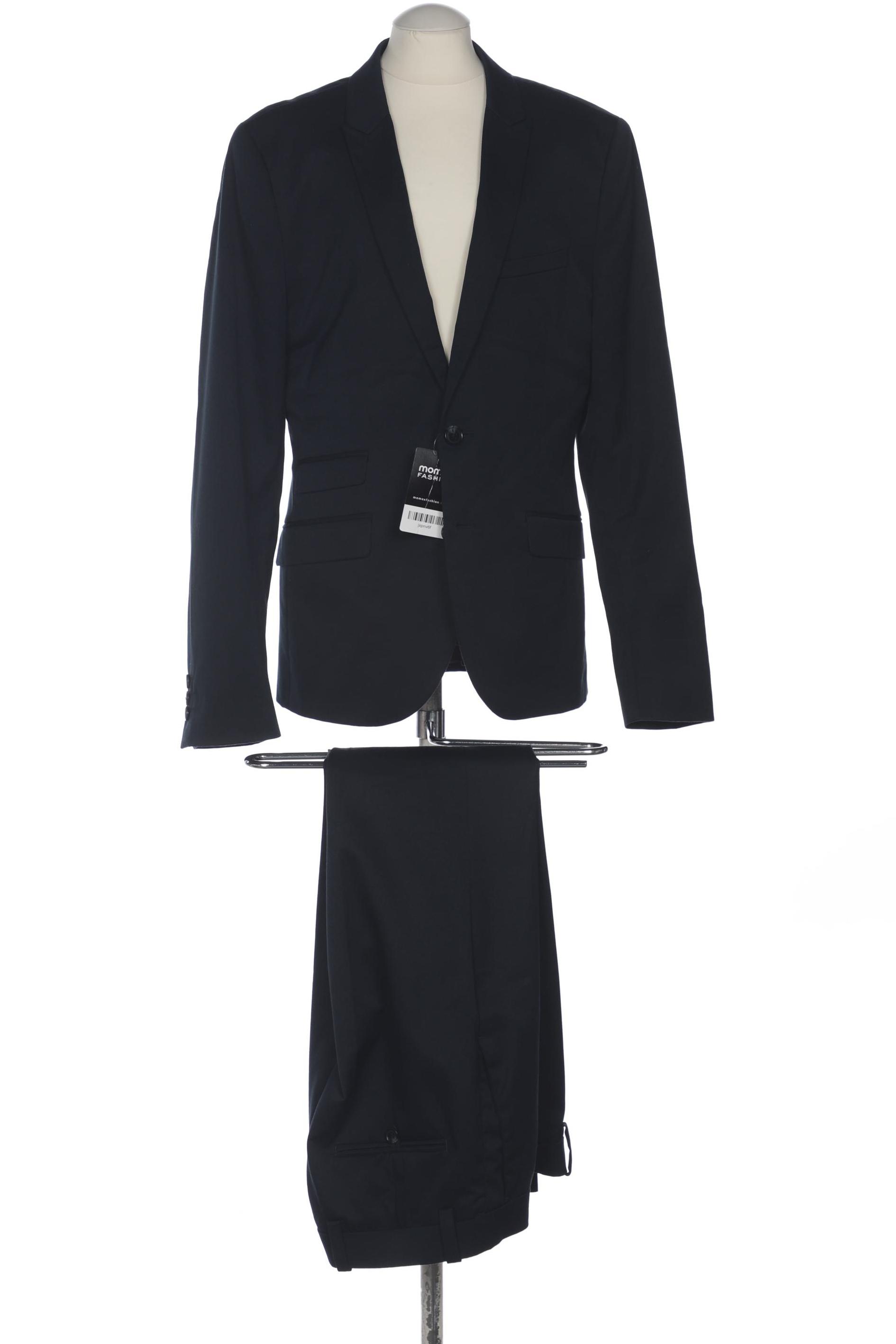 

H&M Herren Anzug, marineblau, Gr. 44