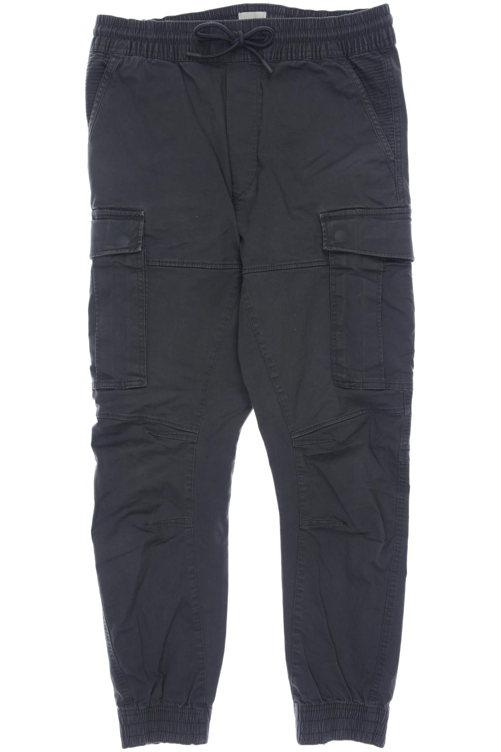 

H&M Herren Stoffhose, grau, Gr. 0