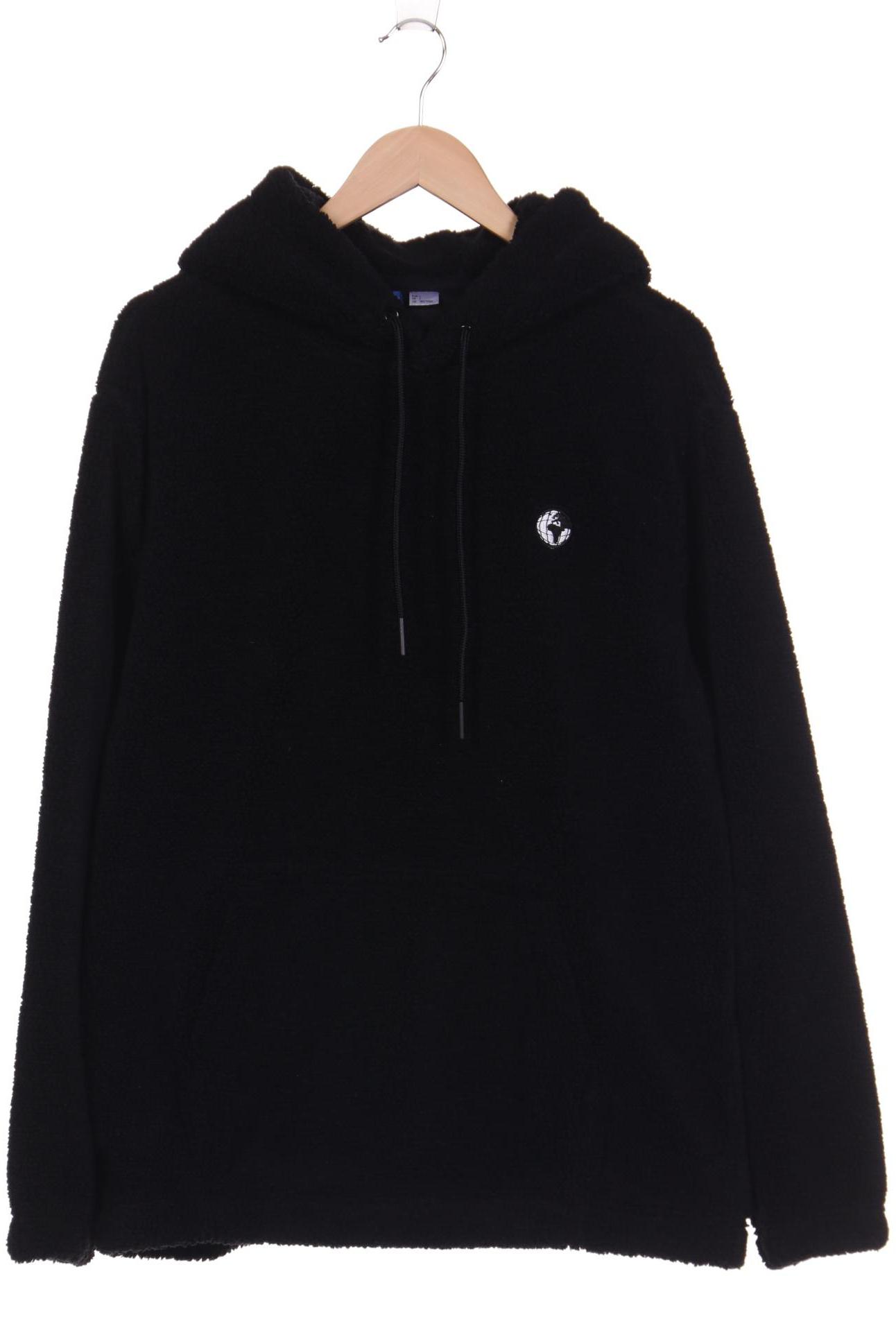 

H&M Herren Kapuzenpullover, schwarz