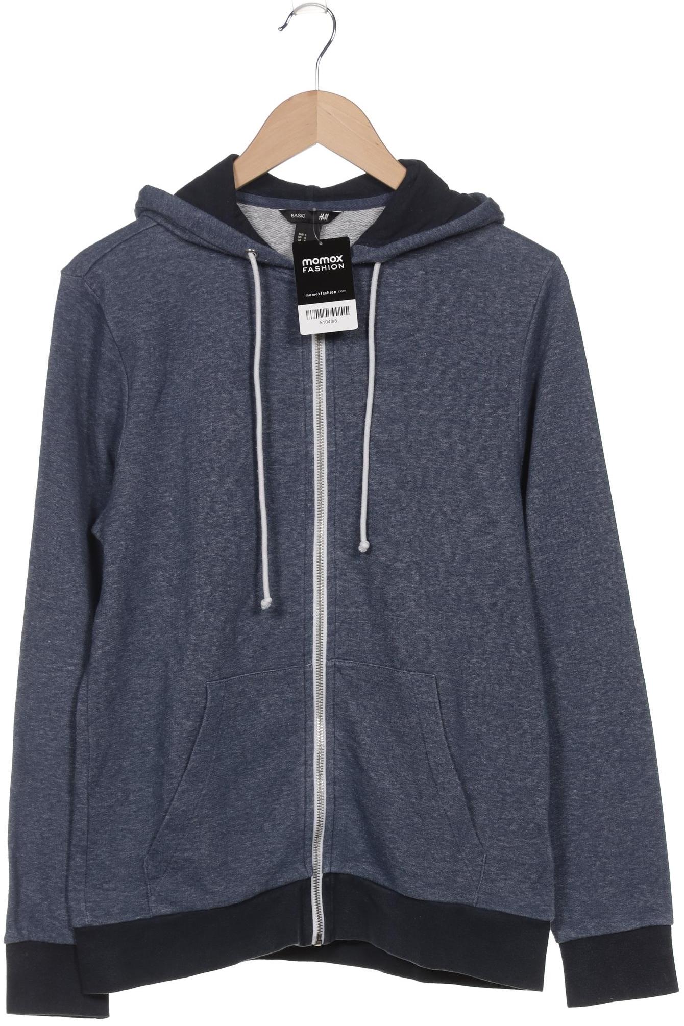 

H&M Herren Kapuzenpullover, marineblau, Gr. 46