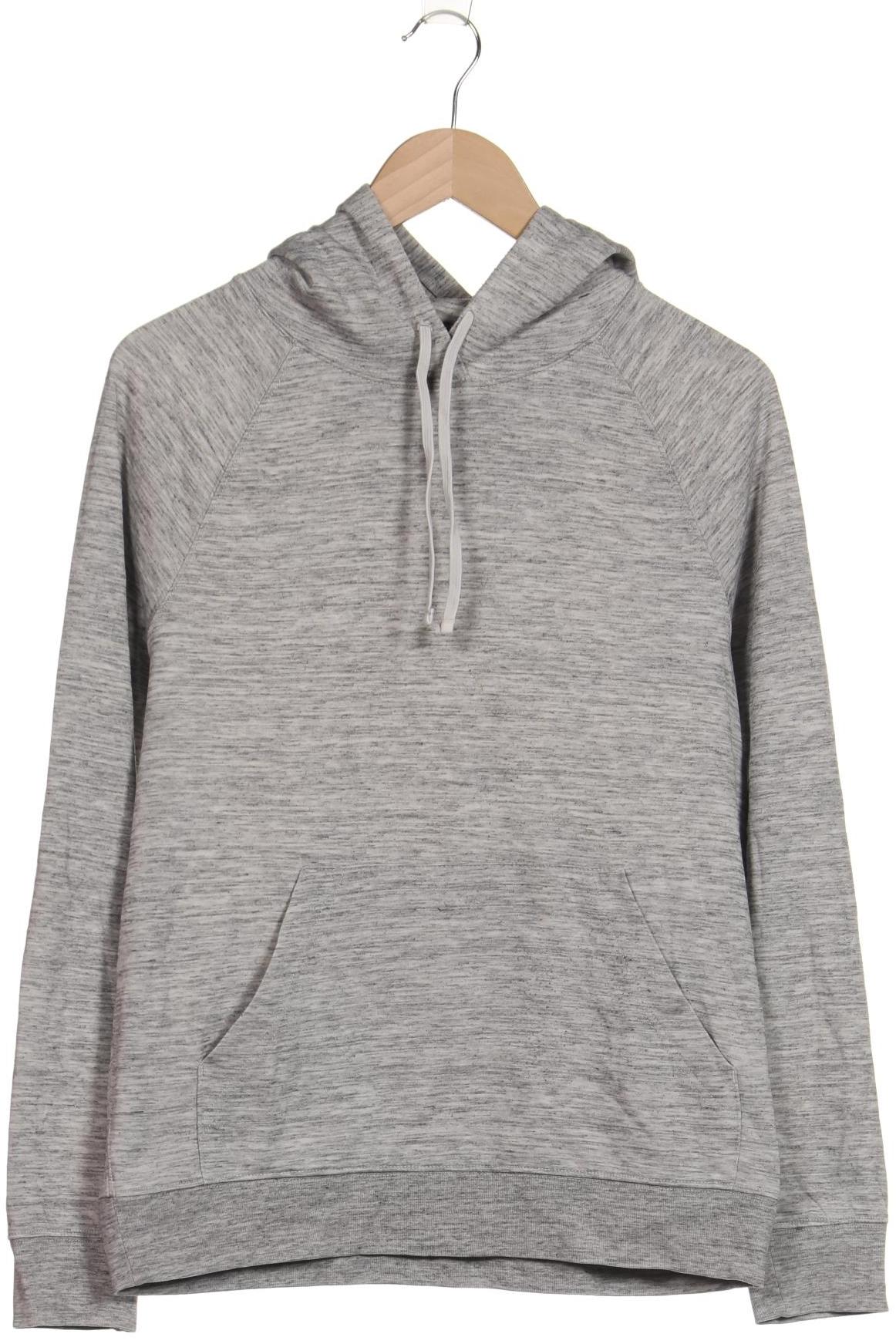 

H&M Herren Kapuzenpullover, grau, Gr. 48