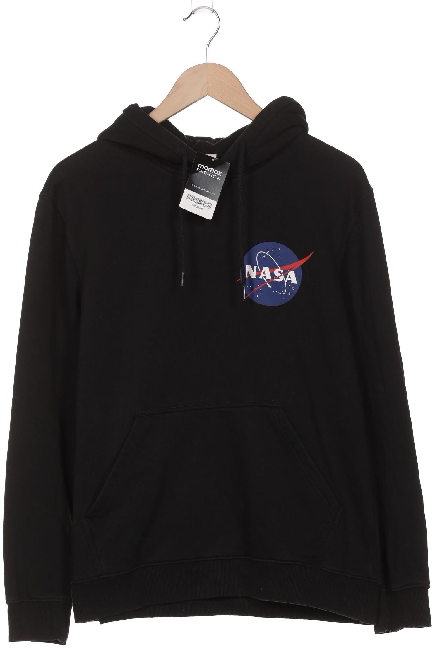 

H&M Herren Kapuzenpullover, schwarz, Gr. 46
