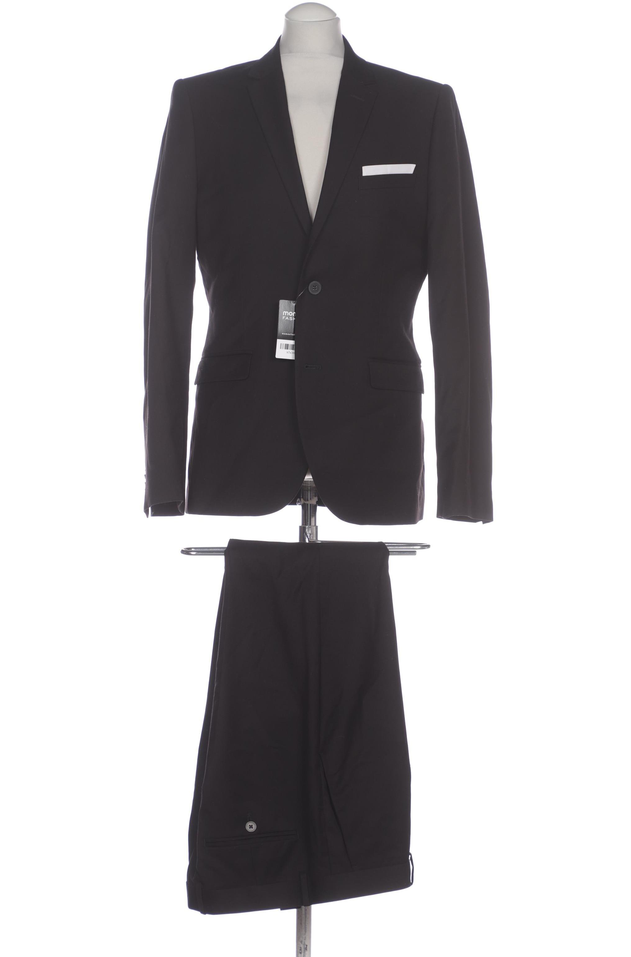 

H&M Herren Anzug, schwarz, Gr. 50