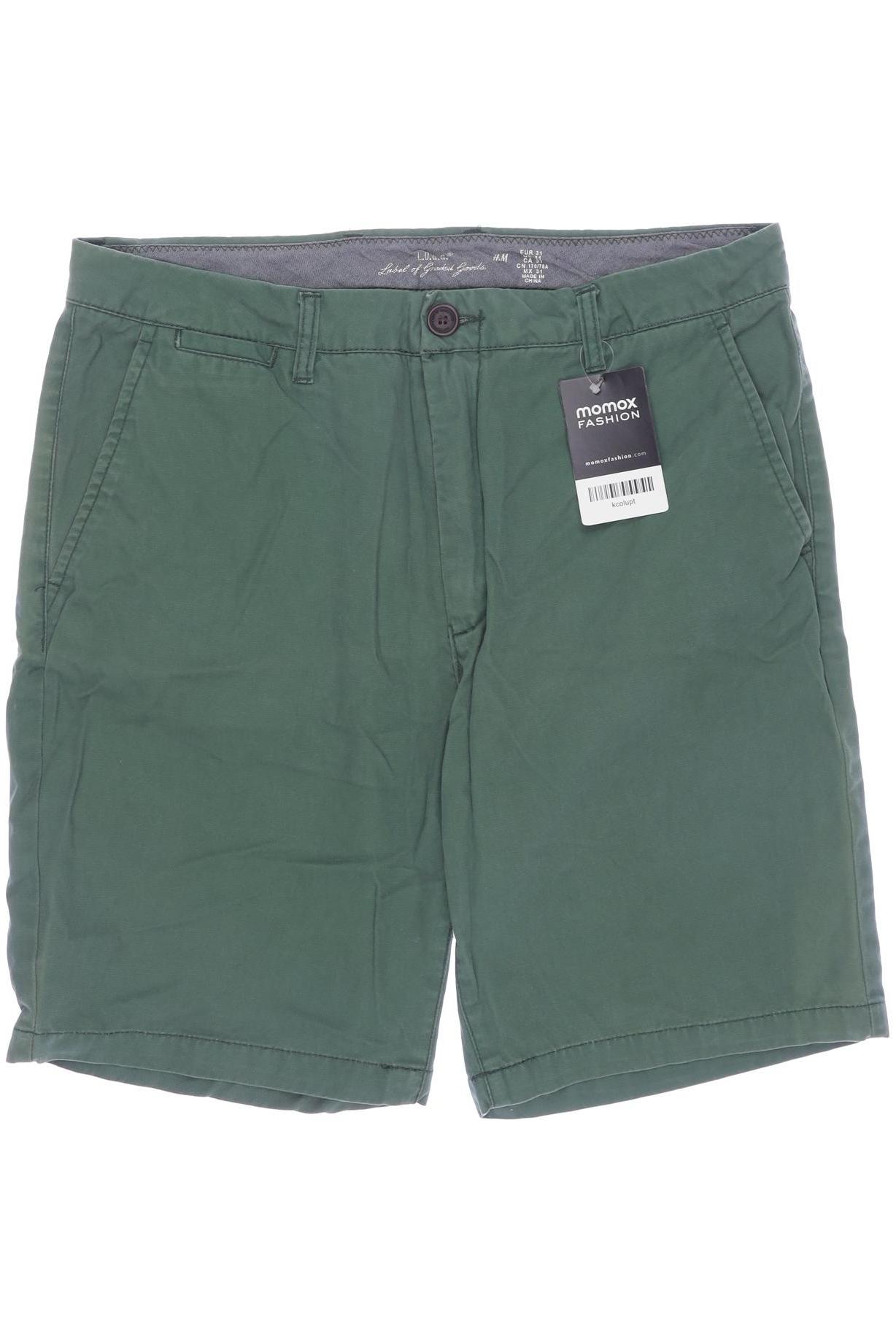 Thumbnail - H&amp;M Herren Shorts, grün, Gr. 31