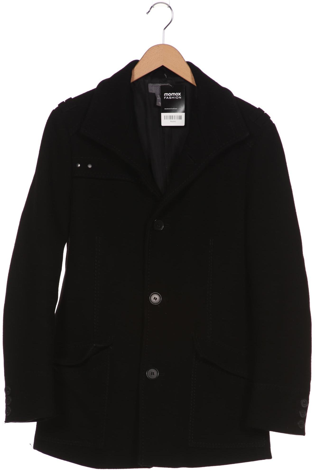 

H&M Herren Mantel, schwarz, Gr. 48