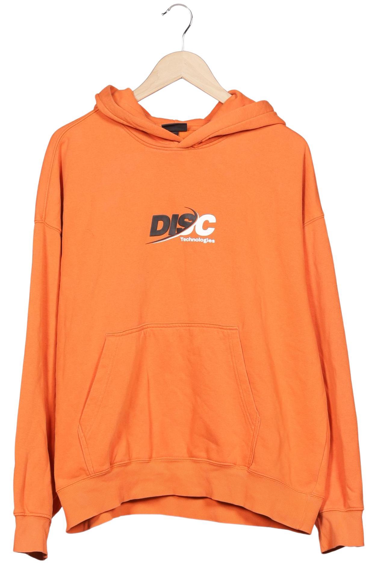 

H&M Herren Kapuzenpullover, orange, Gr. 52