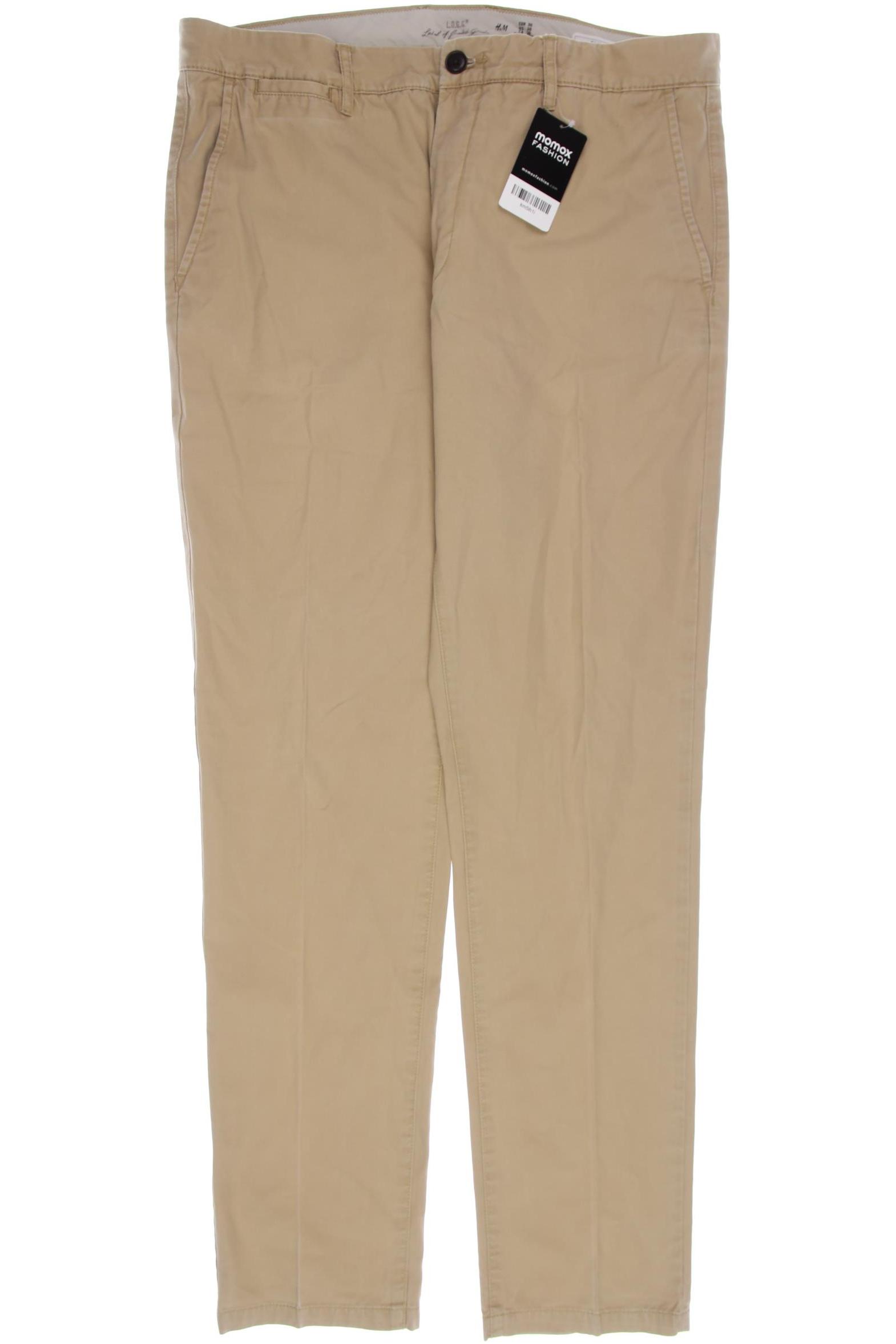 

H&M Herren Stoffhose, beige