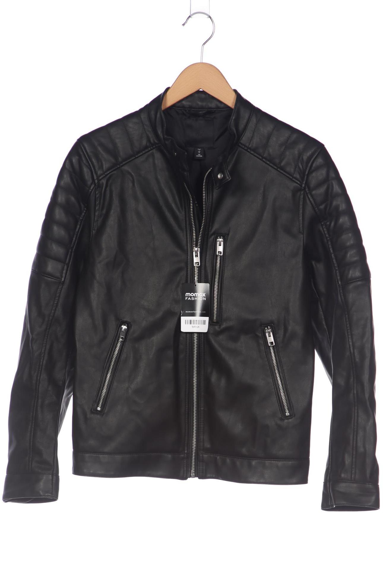 

H&M Herren Jacke, schwarz, Gr. 46