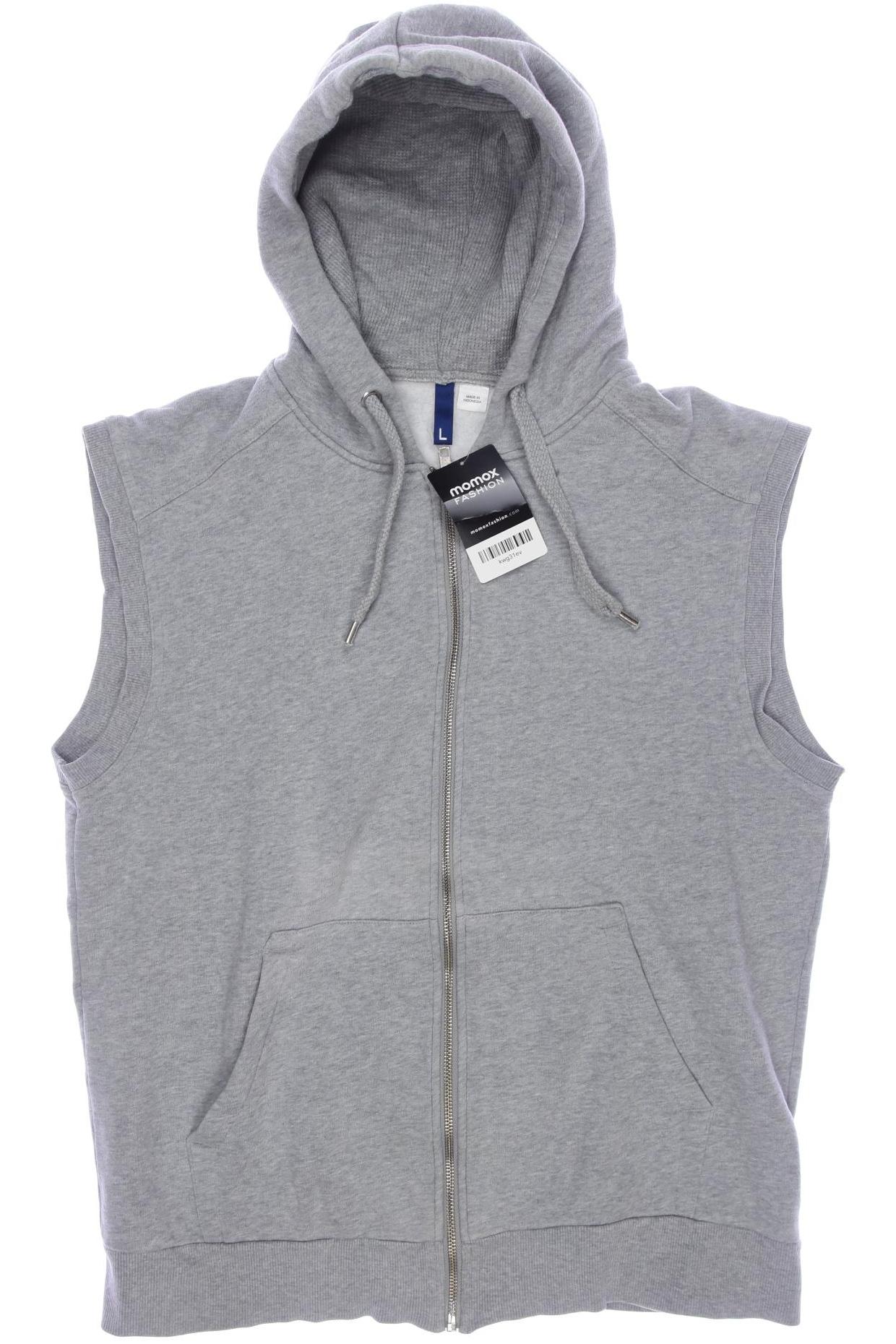 

H&M Herren Kapuzenpullover, grau, Gr. 52
