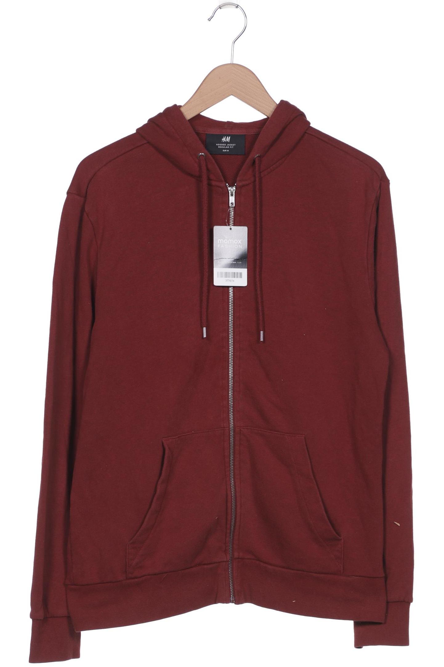 

H&M Herren Kapuzenpullover, bordeaux, Gr. 48