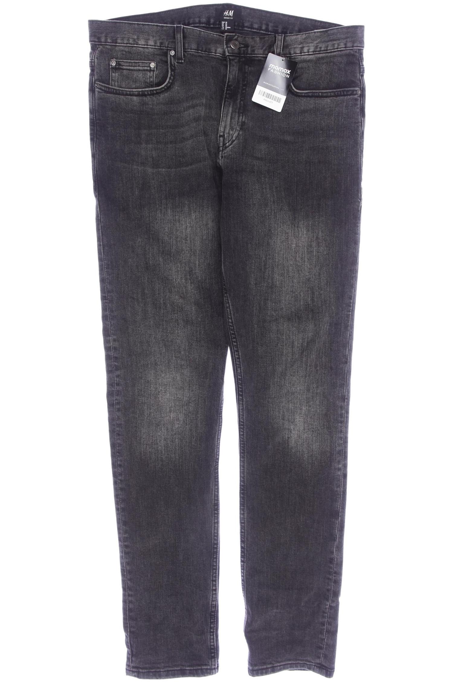 

H&M Herren Jeans, schwarz, Gr. 33