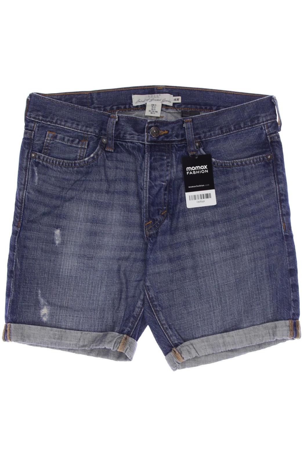 

H&M Herren Shorts, blau, Gr. 48