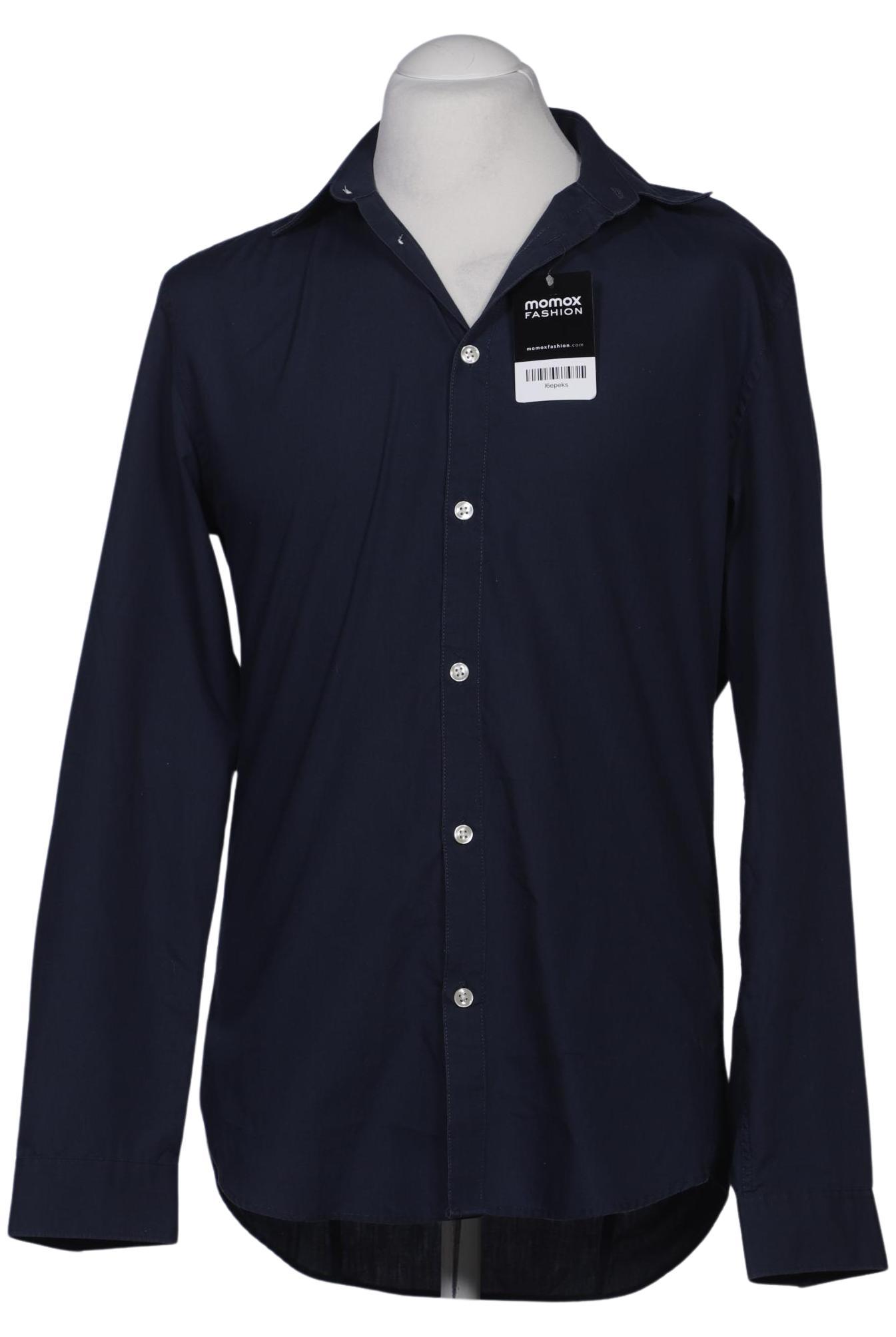 

H&M Herren Hemd, marineblau, Gr. 48