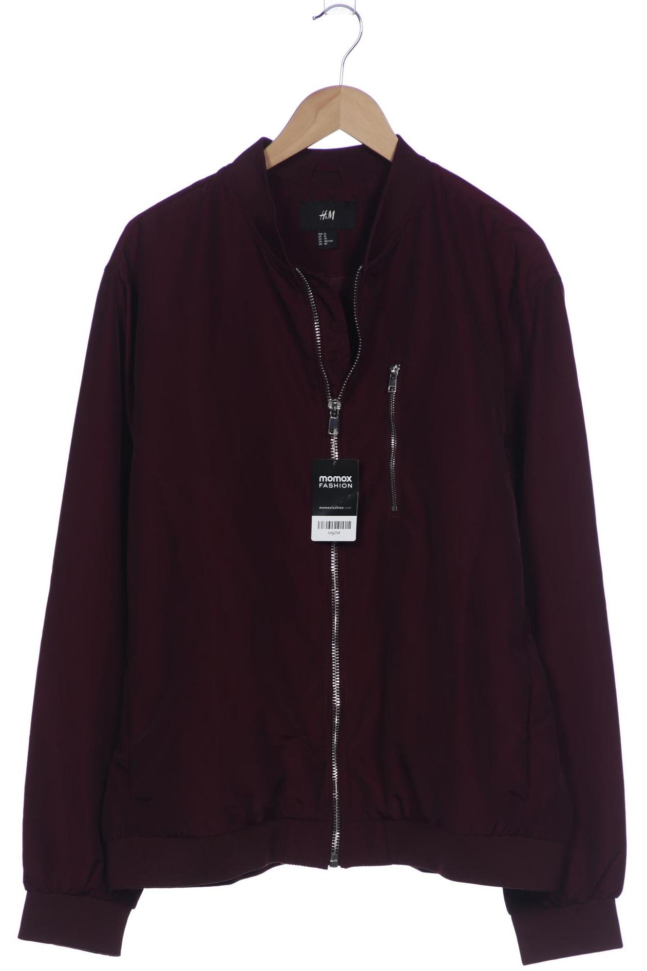 

H&M Herren Jacke, bordeaux, Gr. 54