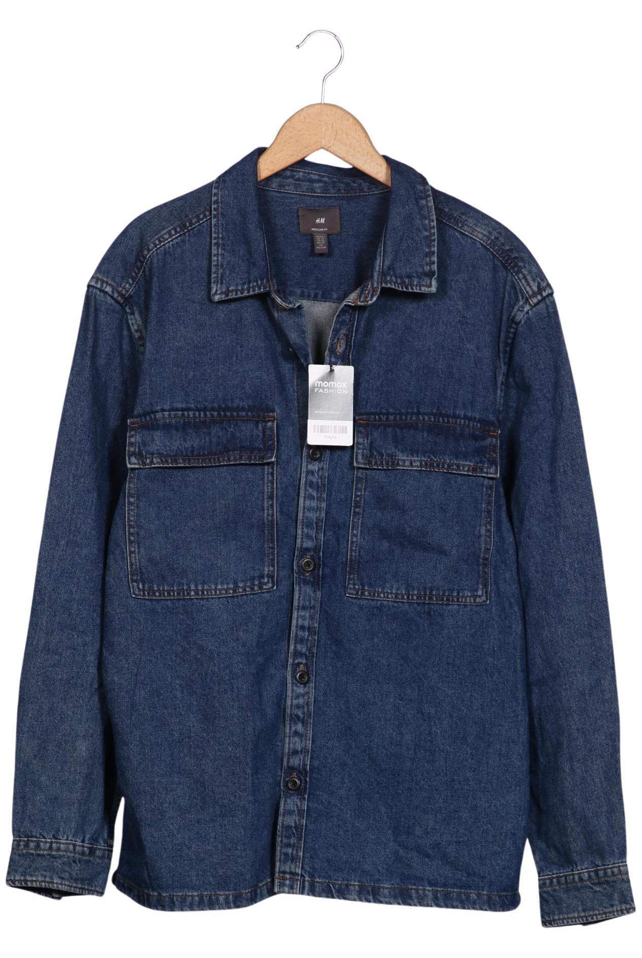 

H&M Herren Jacke, blau, Gr. 54
