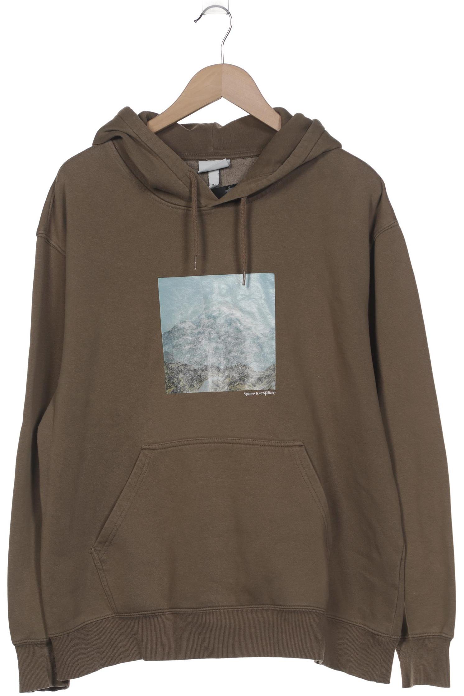 

H&M Herren Kapuzenpullover, grün, Gr. 54