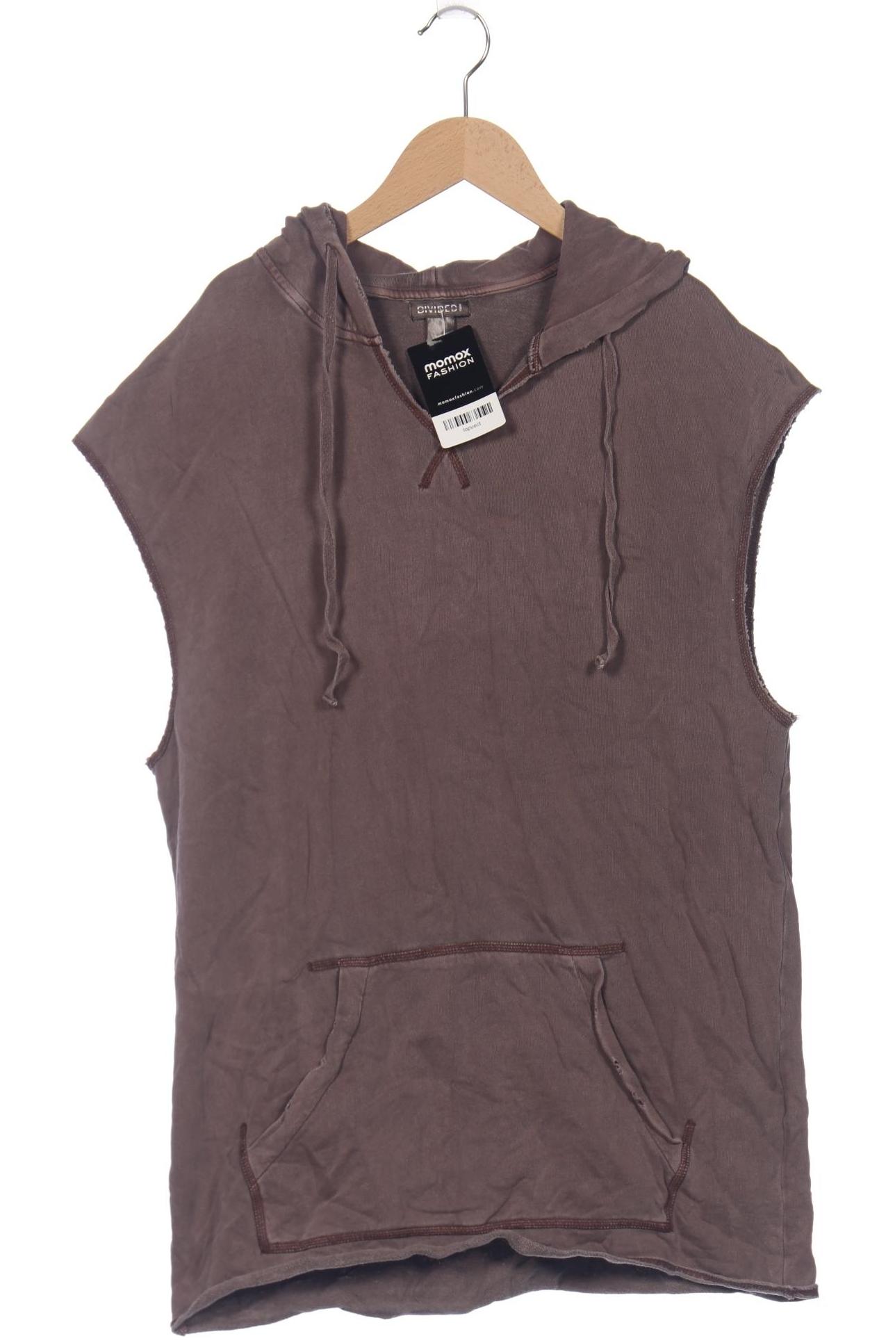 

H&M Herren Kapuzenpullover, braun, Gr. 46