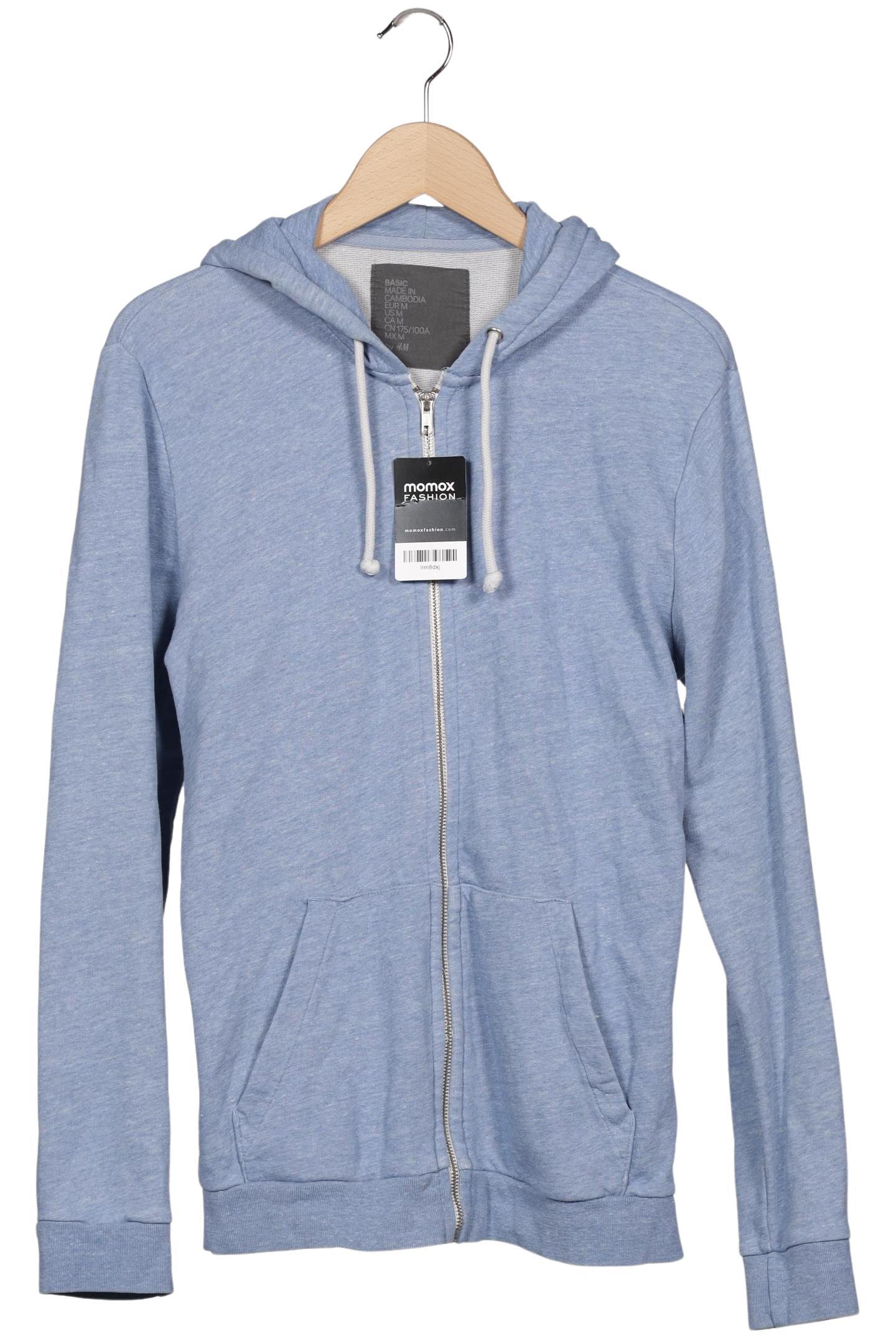 

H&M Herren Kapuzenpullover, hellblau, Gr. 48