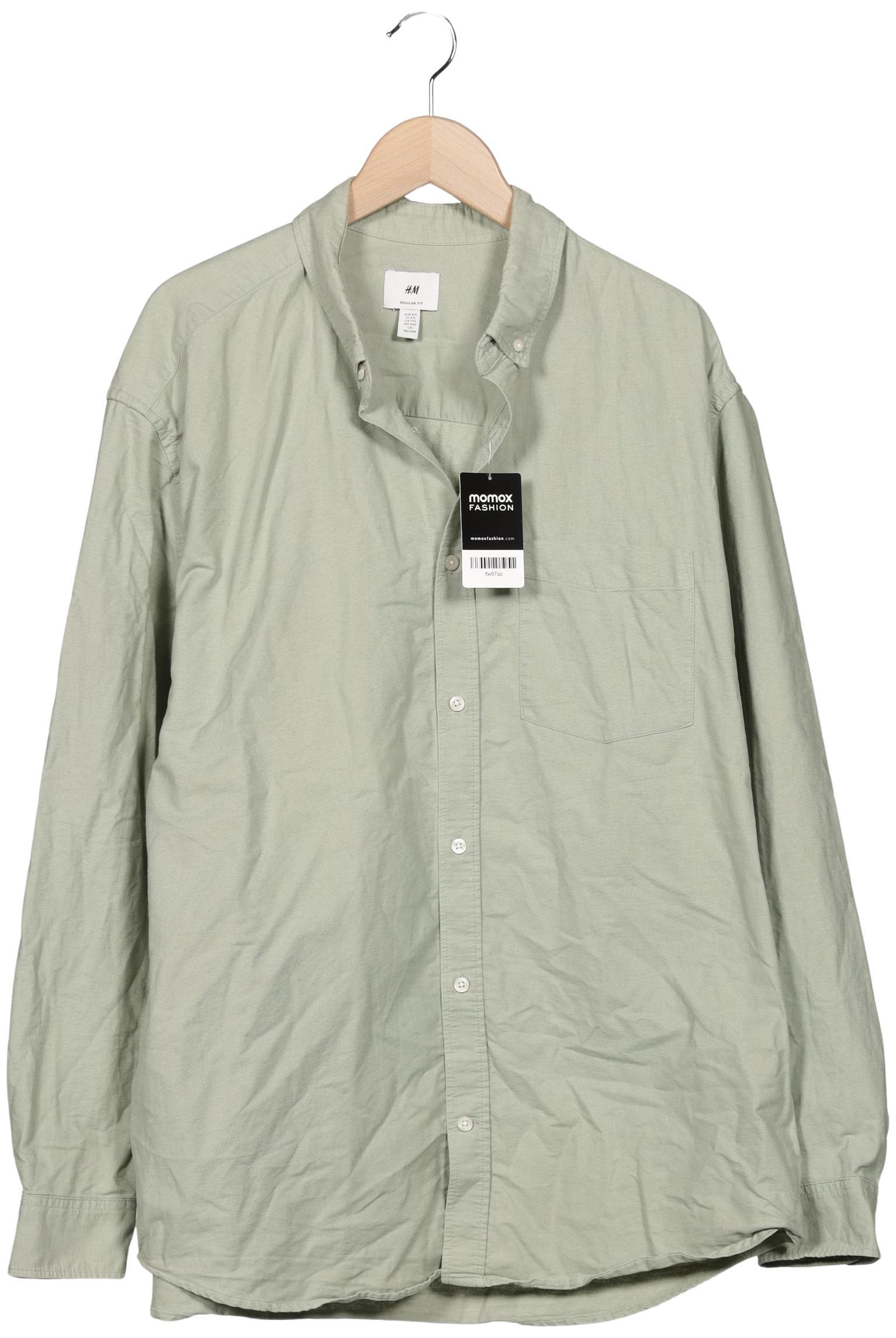 Thumbnail - H&amp;M Herren Hemd, hellgrün, Gr. 56