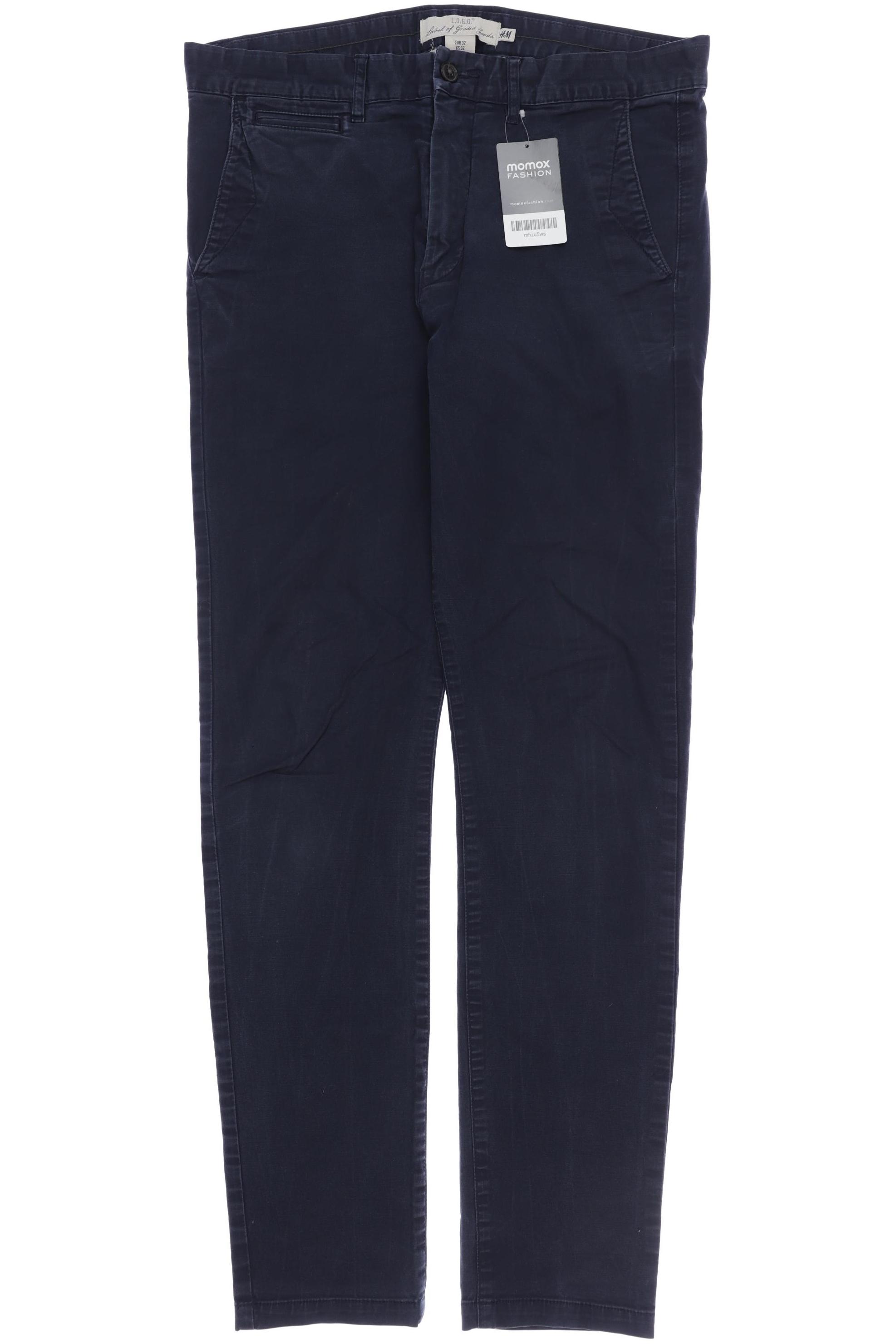 

H&M Herren Stoffhose, marineblau, Gr. 32