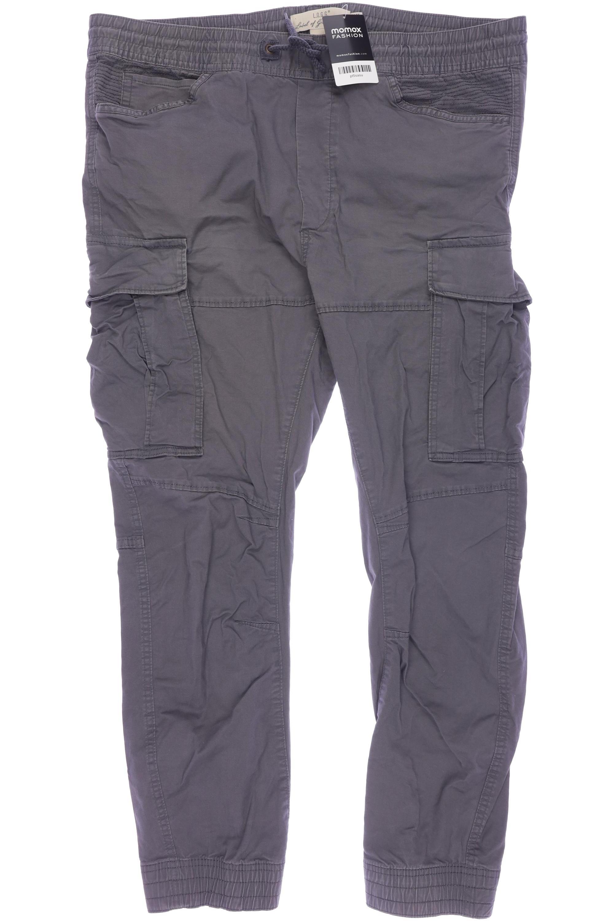 

H&M Herren Stoffhose, grau, Gr. 0