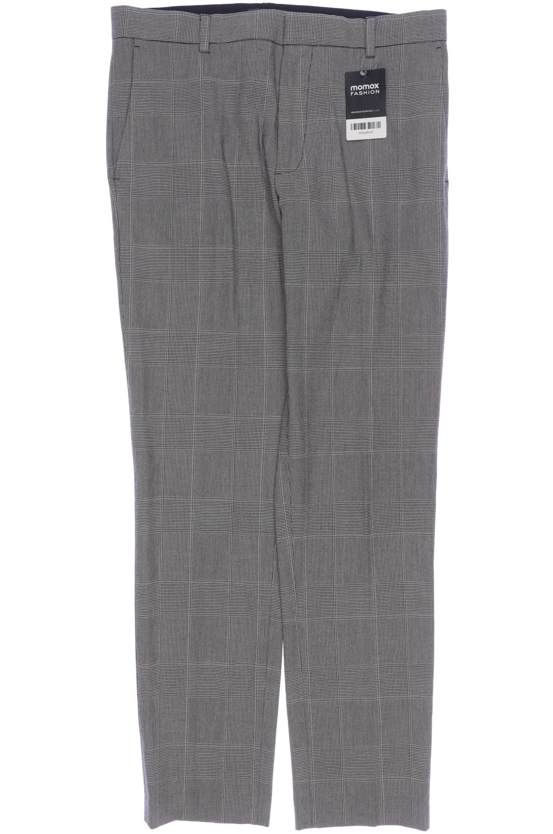 

H&M Herren Stoffhose, schwarz, Gr. 32