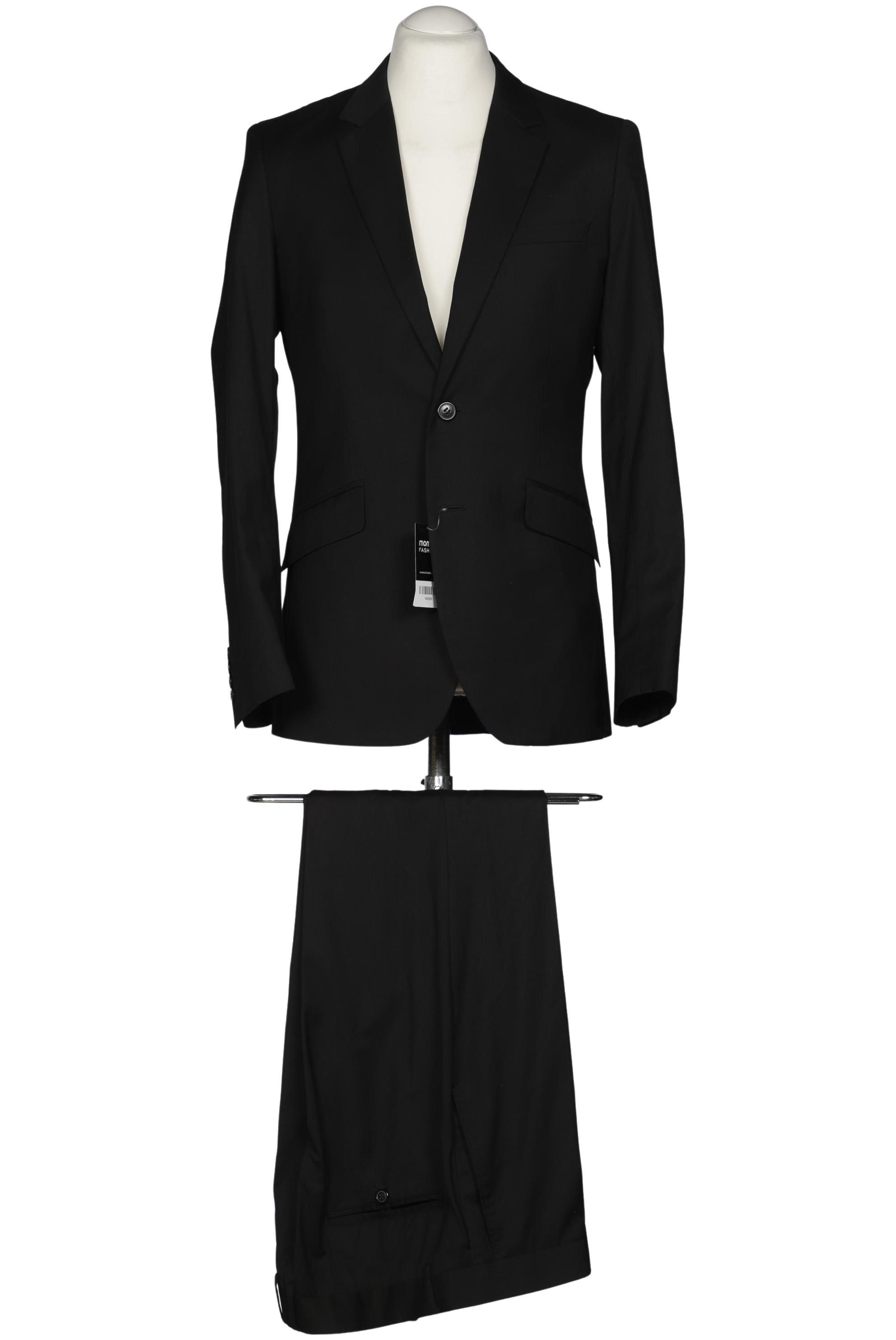 

H&M Herren Anzug, schwarz, Gr. 48