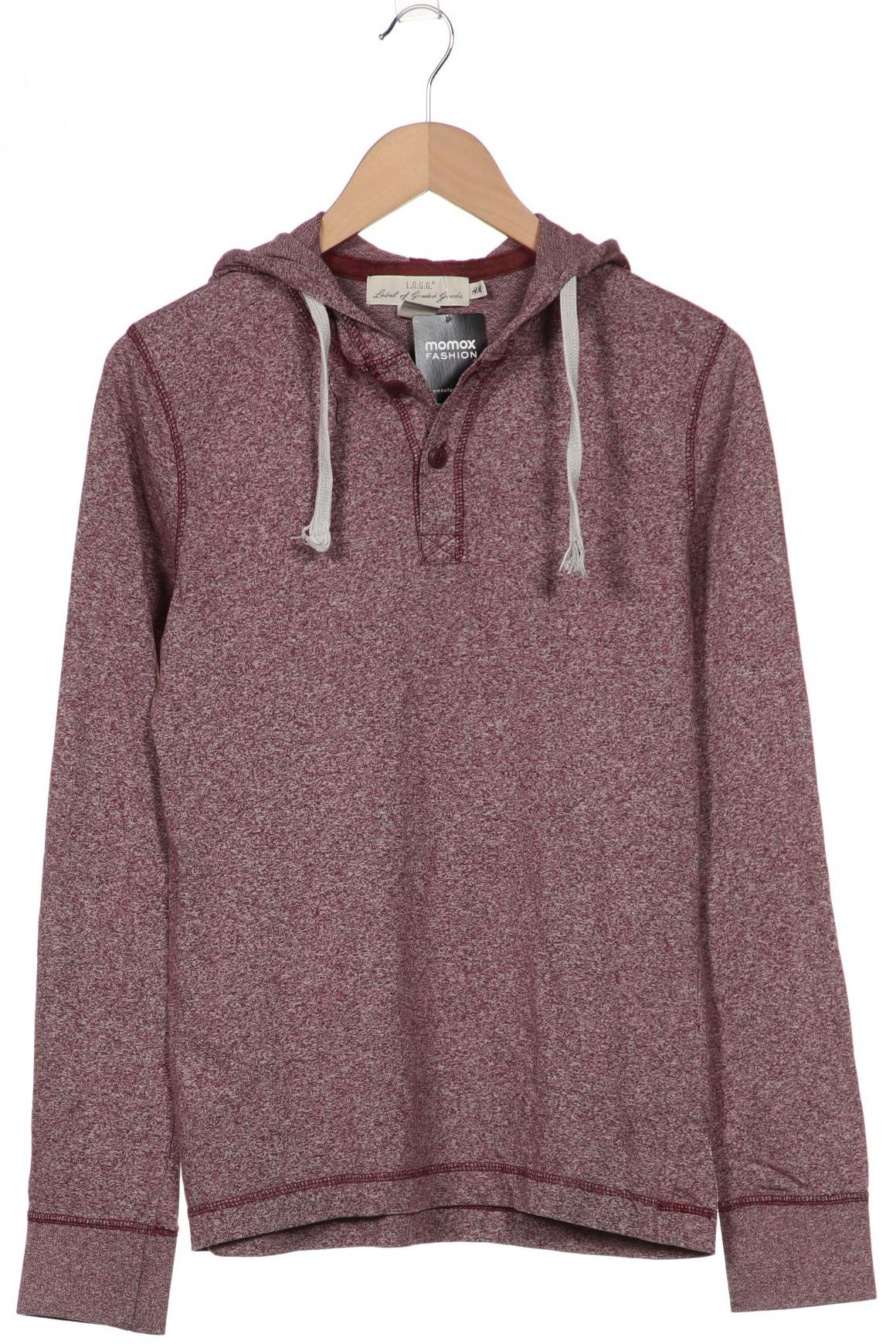 

H&M Herren Kapuzenpullover, bordeaux