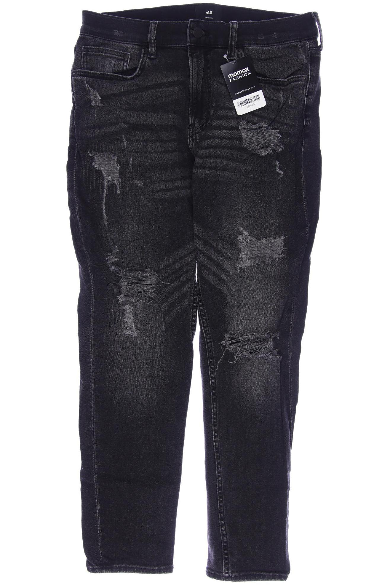 

H&M Herren Jeans, schwarz