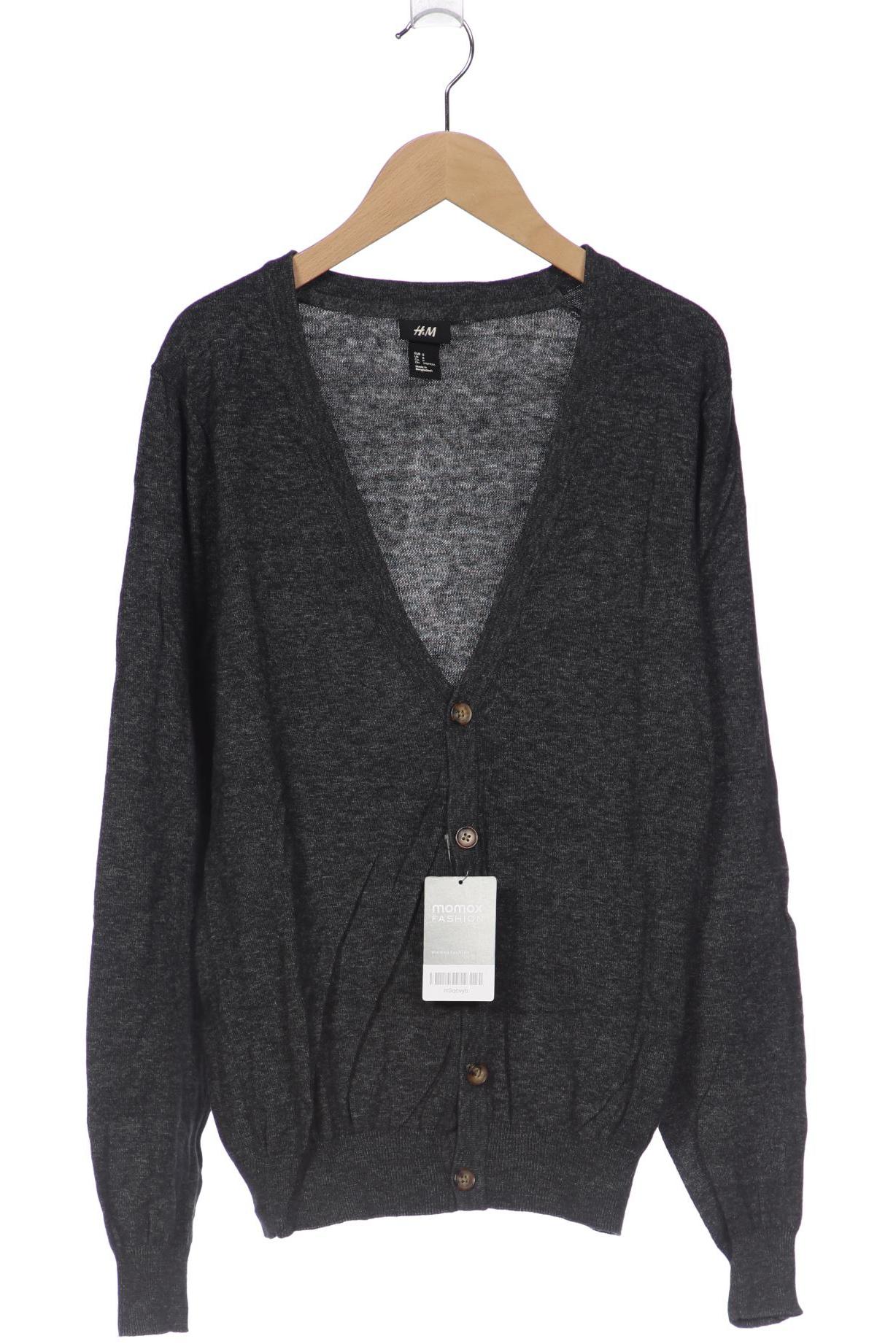 

H&M Herren Strickjacke, grau