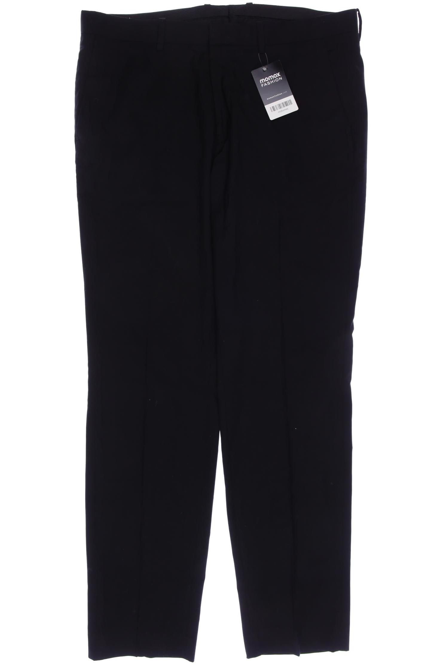

H&M Herren Stoffhose, schwarz