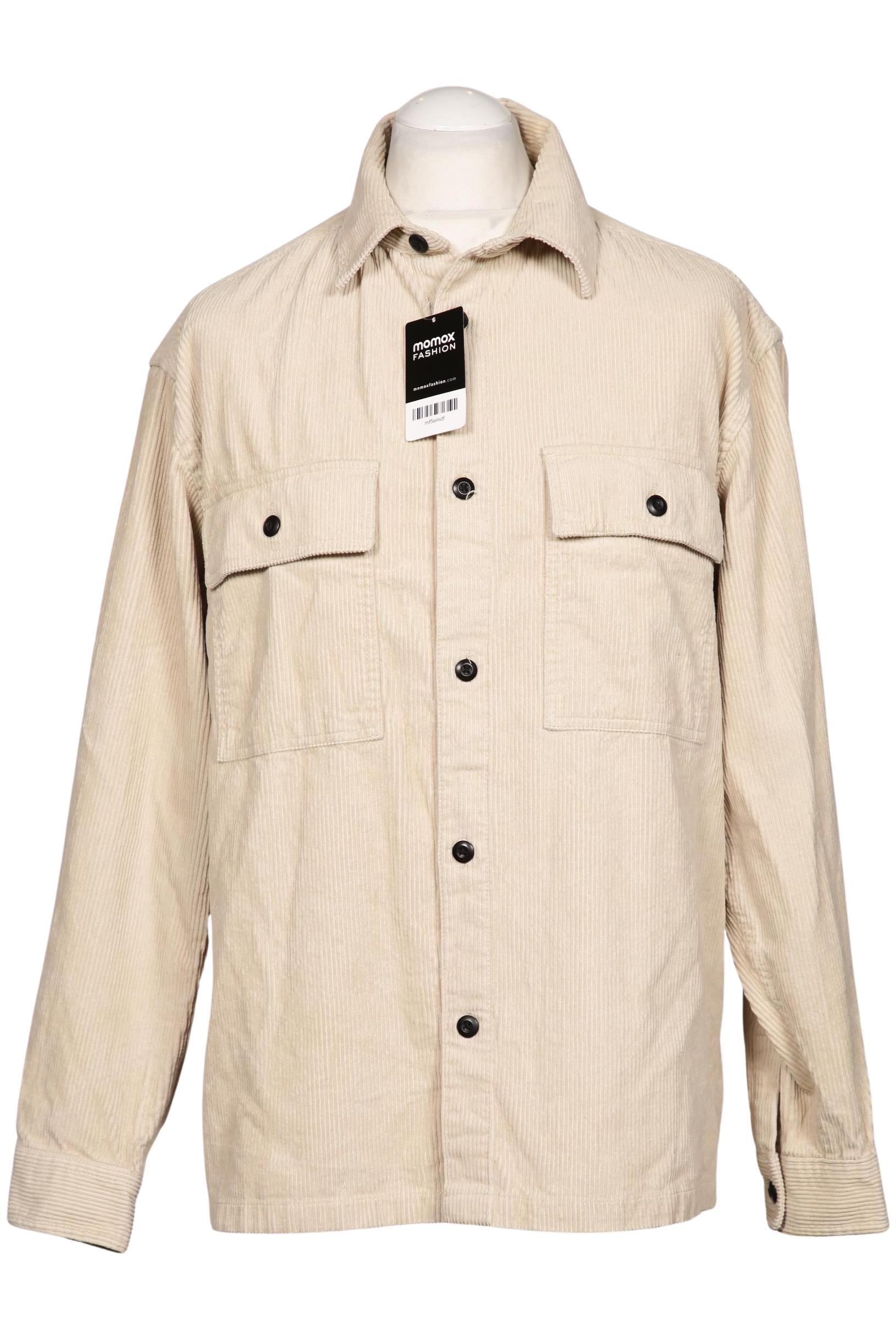 

H&M Herren Hemd, cremeweiß, Gr. 48