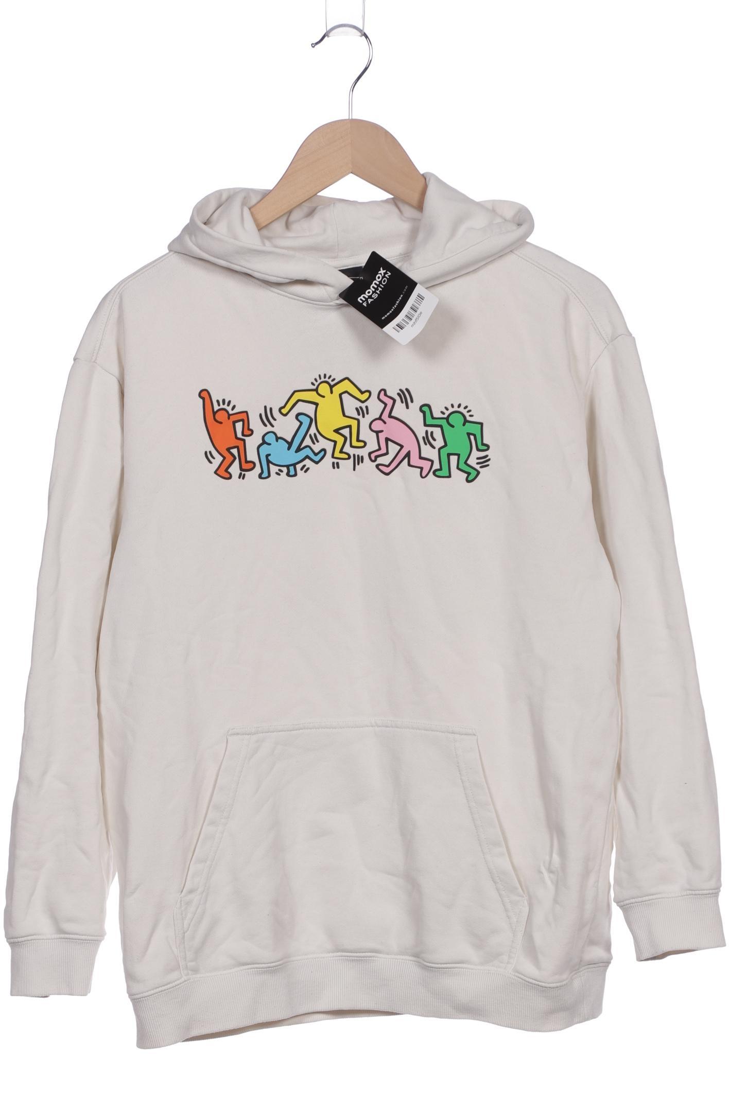 

H&M Herren Kapuzenpullover, cremeweiß, Gr. 46