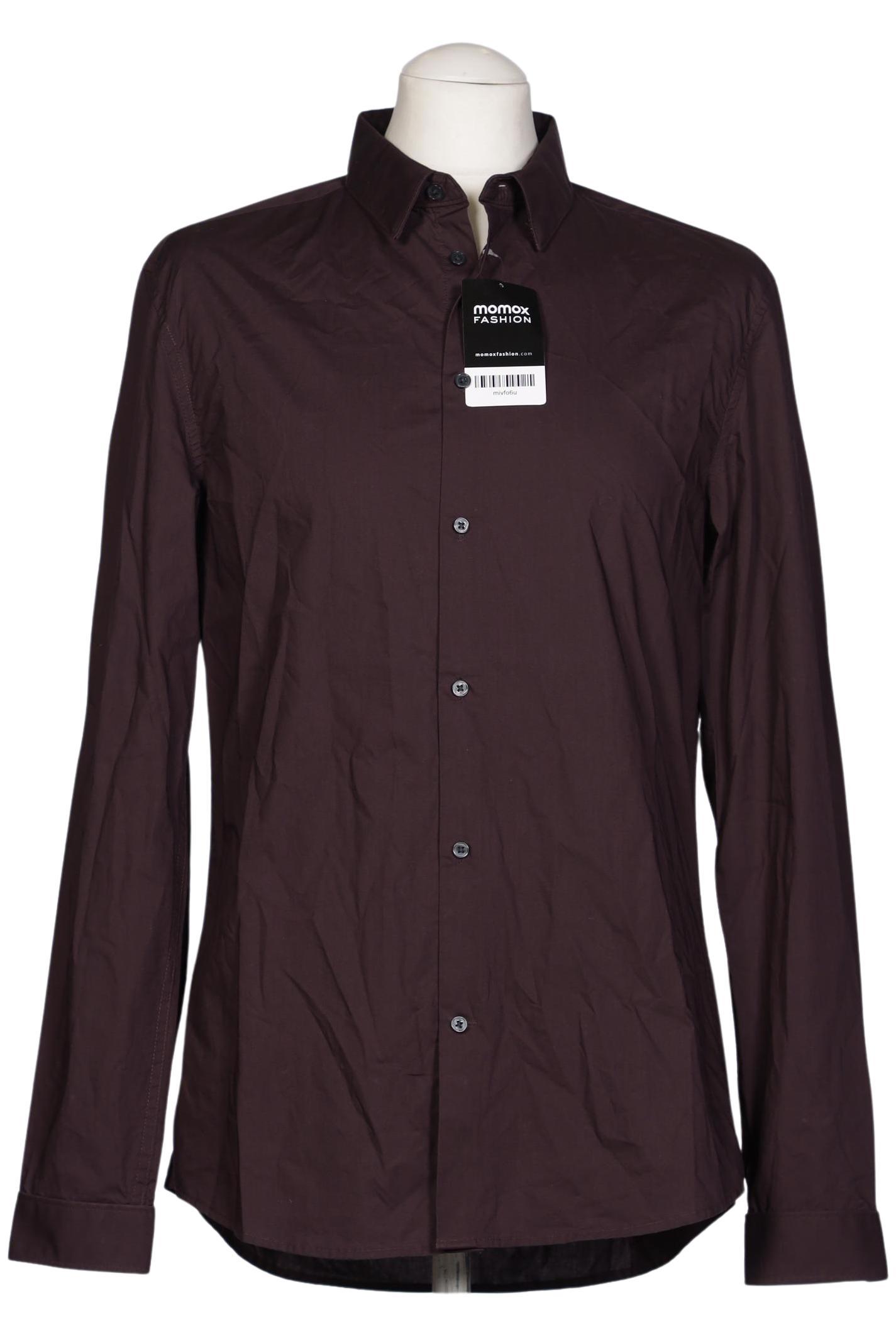 

H&M Herren Hemd, bordeaux, Gr. 48
