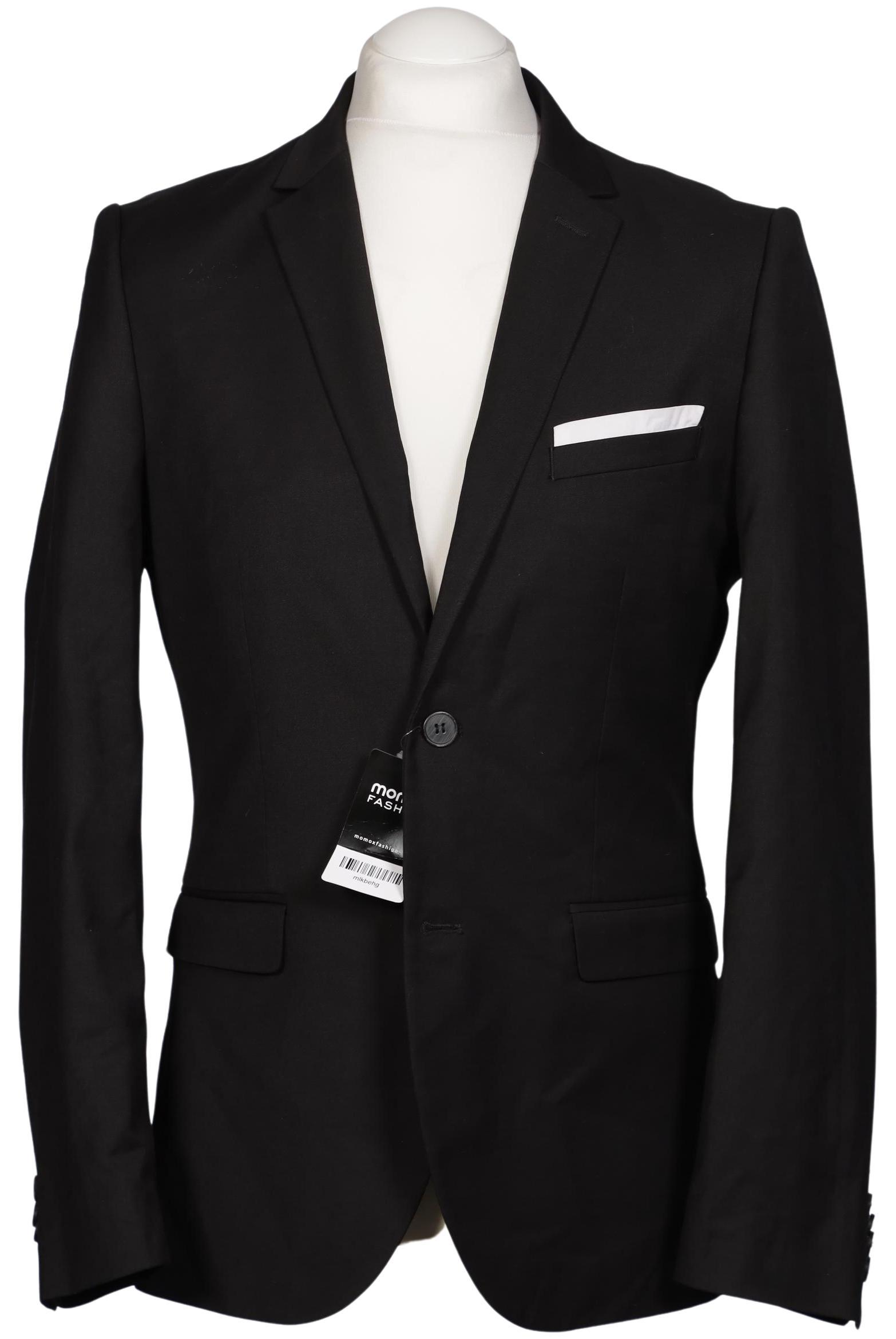

H&M Herren Sakko, schwarz, Gr. 50