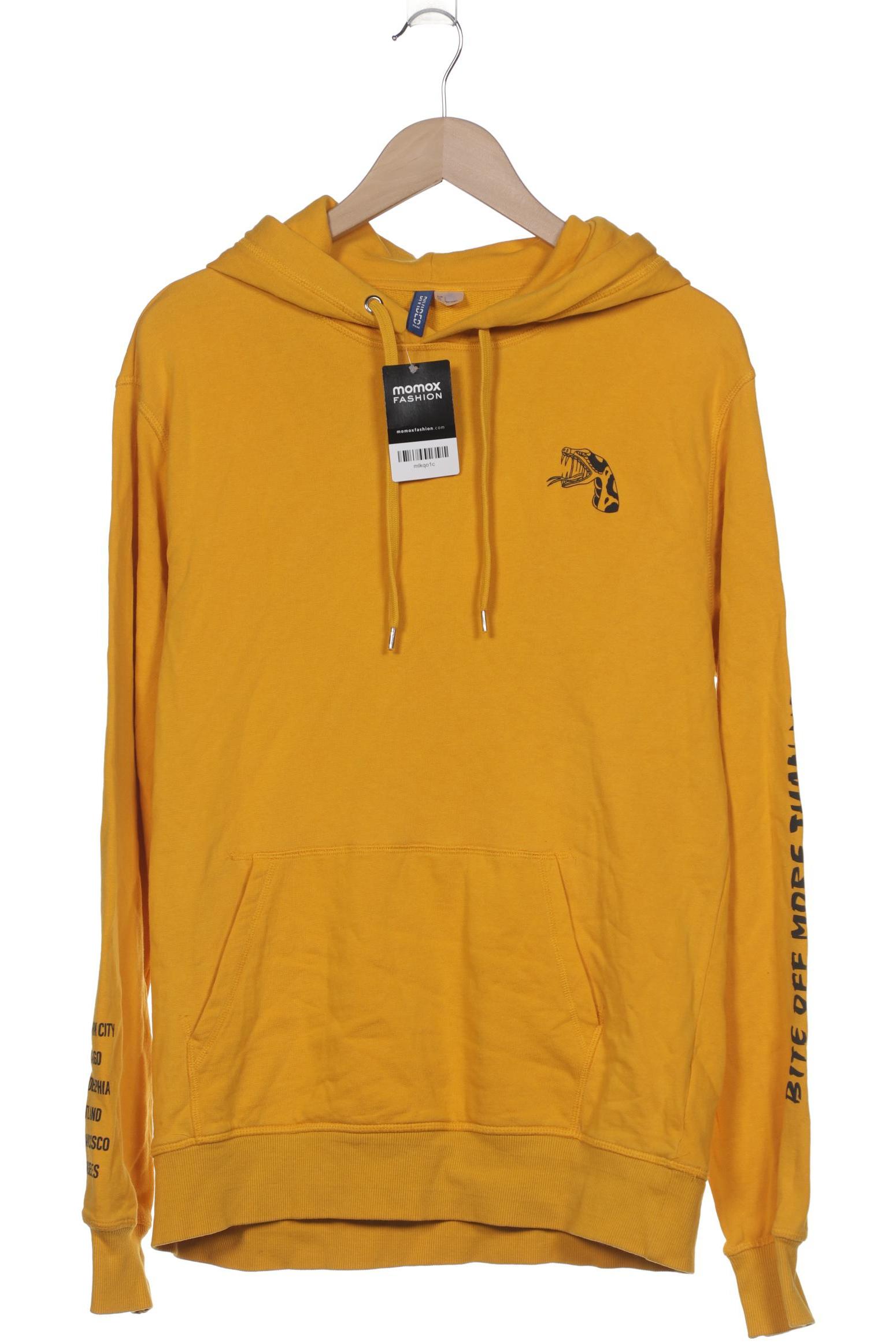 

H&M Herren Kapuzenpullover, orange, Gr. 52