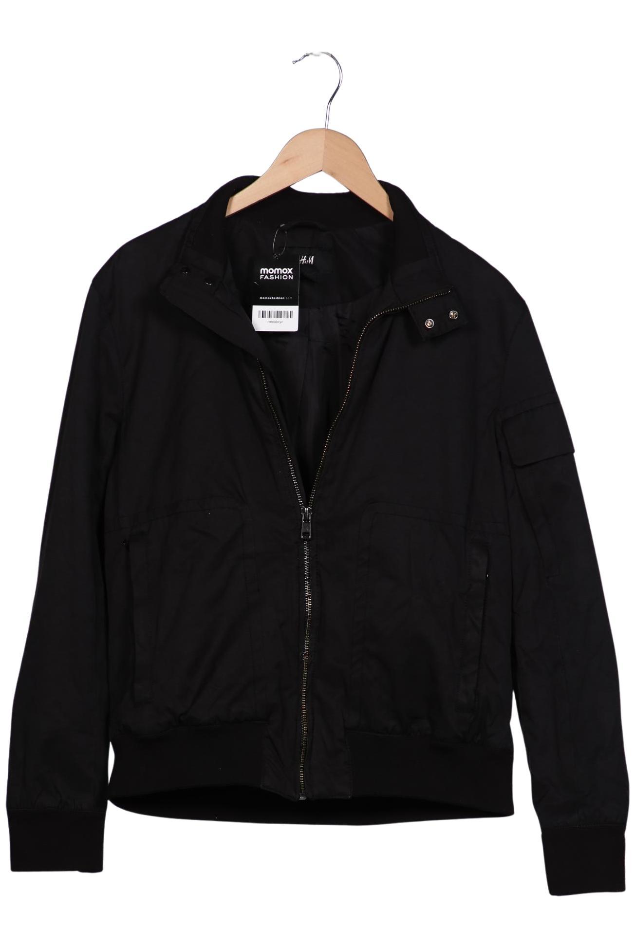 

H&M Herren Jacke, schwarz, Gr. 48