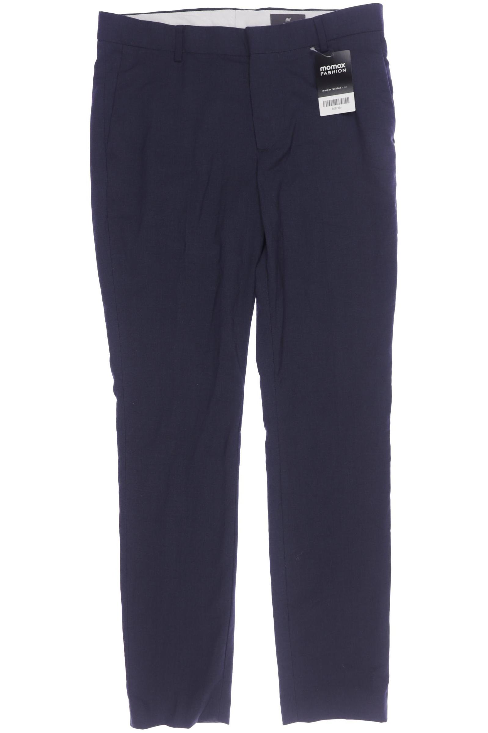 

H&M Herren Stoffhose, marineblau, Gr. 46