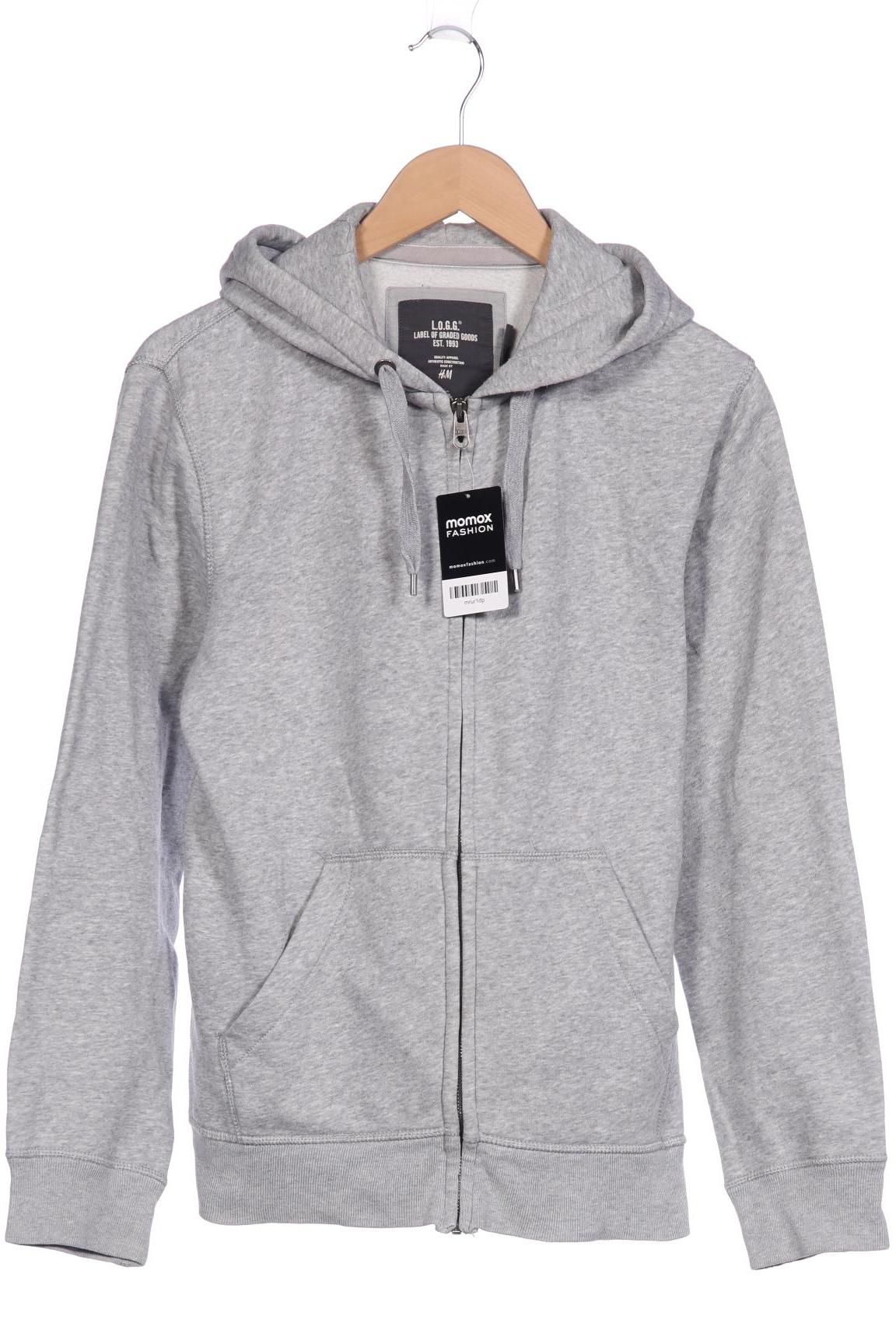 

H&M Herren Kapuzenpullover, grau