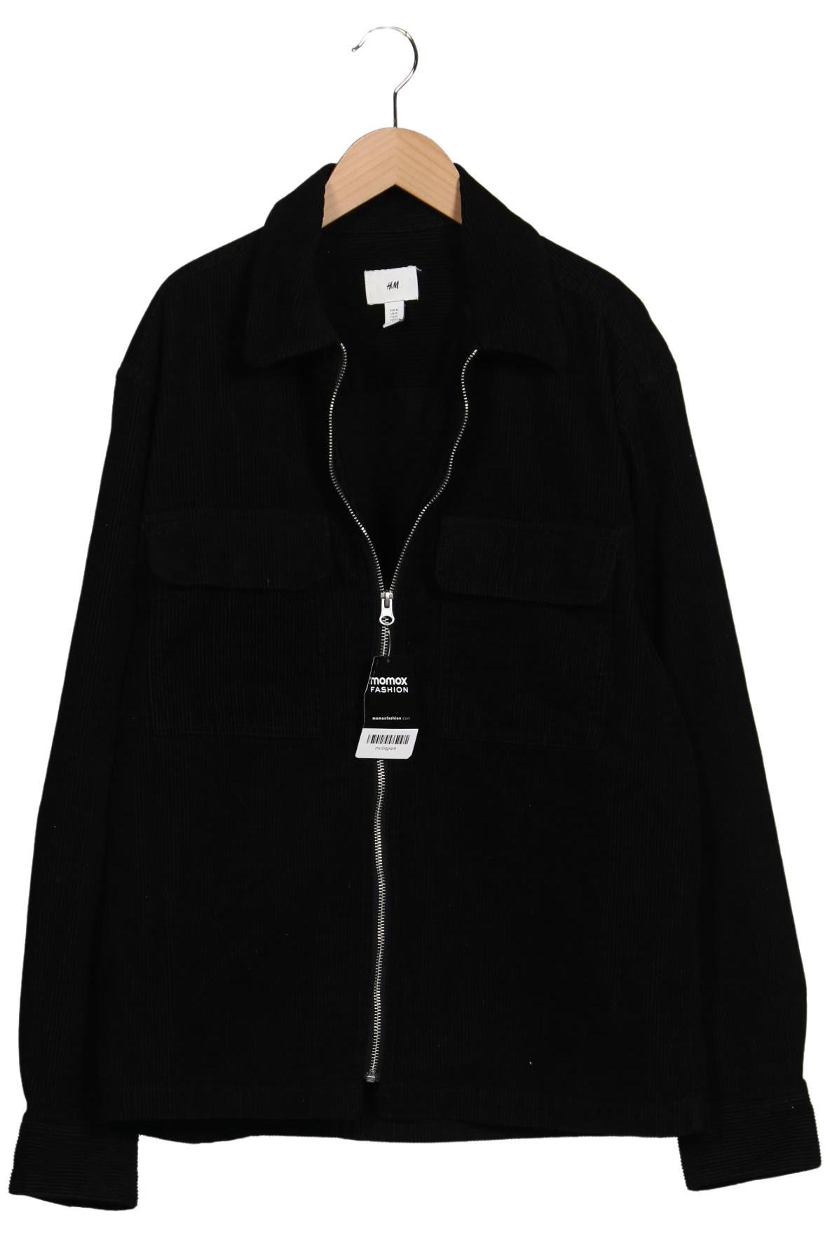 

H&M Herren Jacke, schwarz, Gr. 48