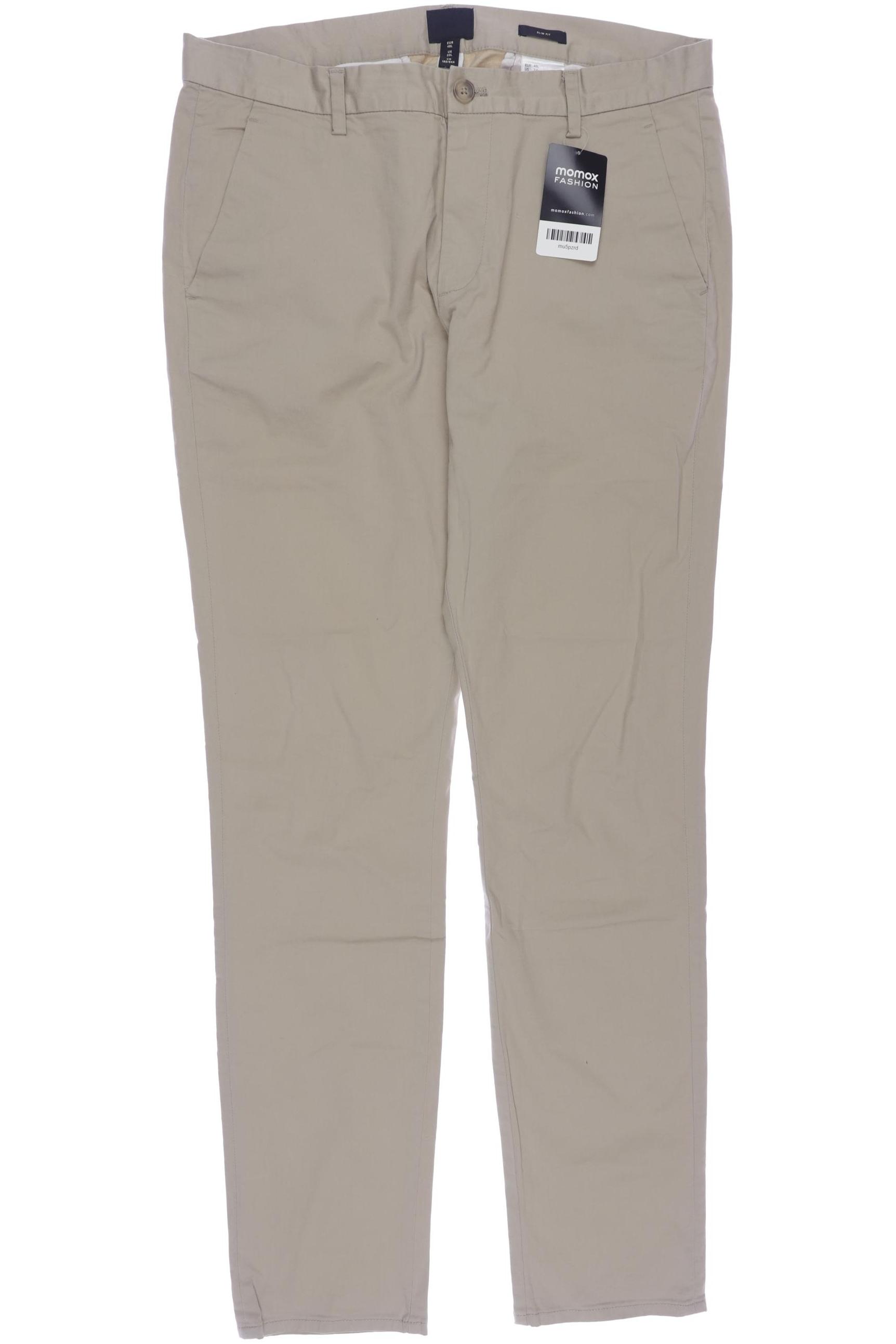 

H&M Herren Stoffhose, beige, Gr. 48