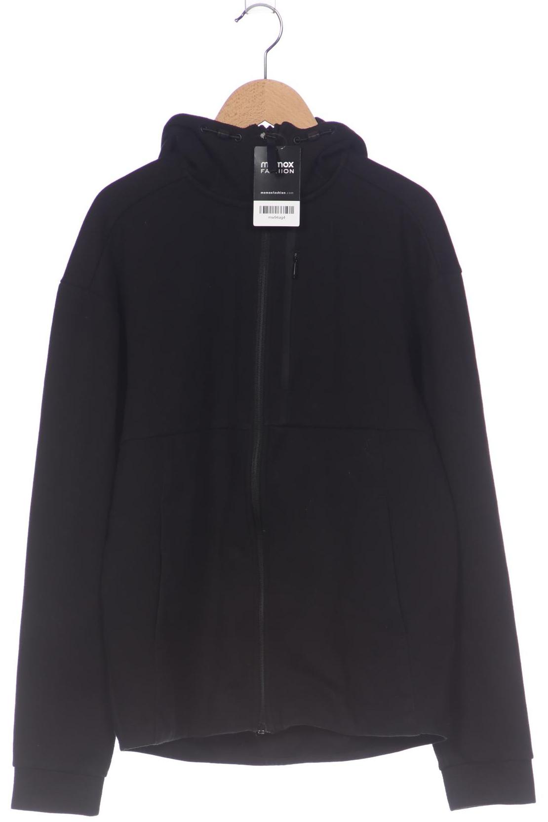 

H&M Herren Kapuzenpullover, schwarz, Gr. 46