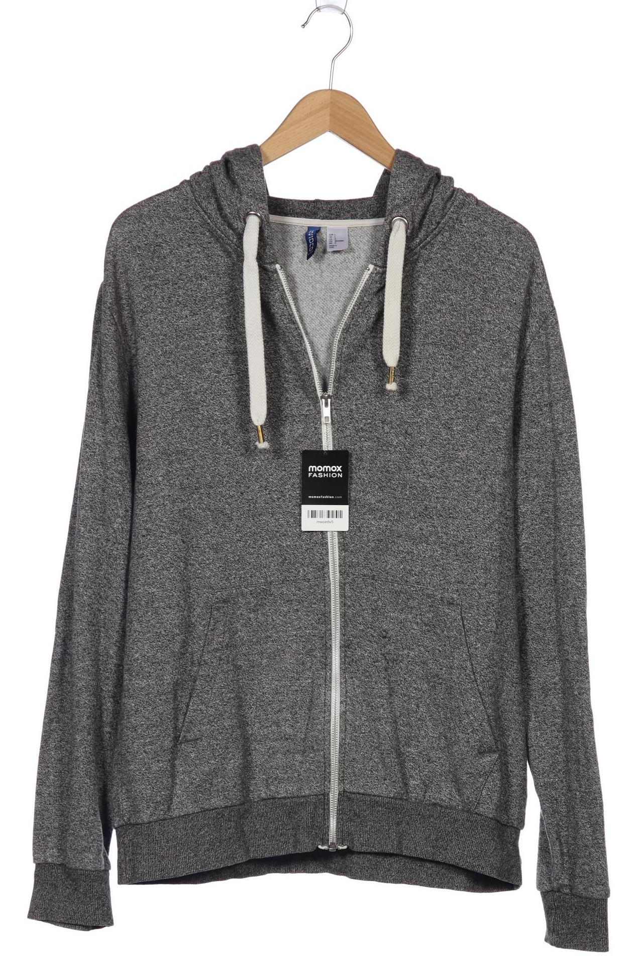 

H&M Herren Kapuzenpullover, grau