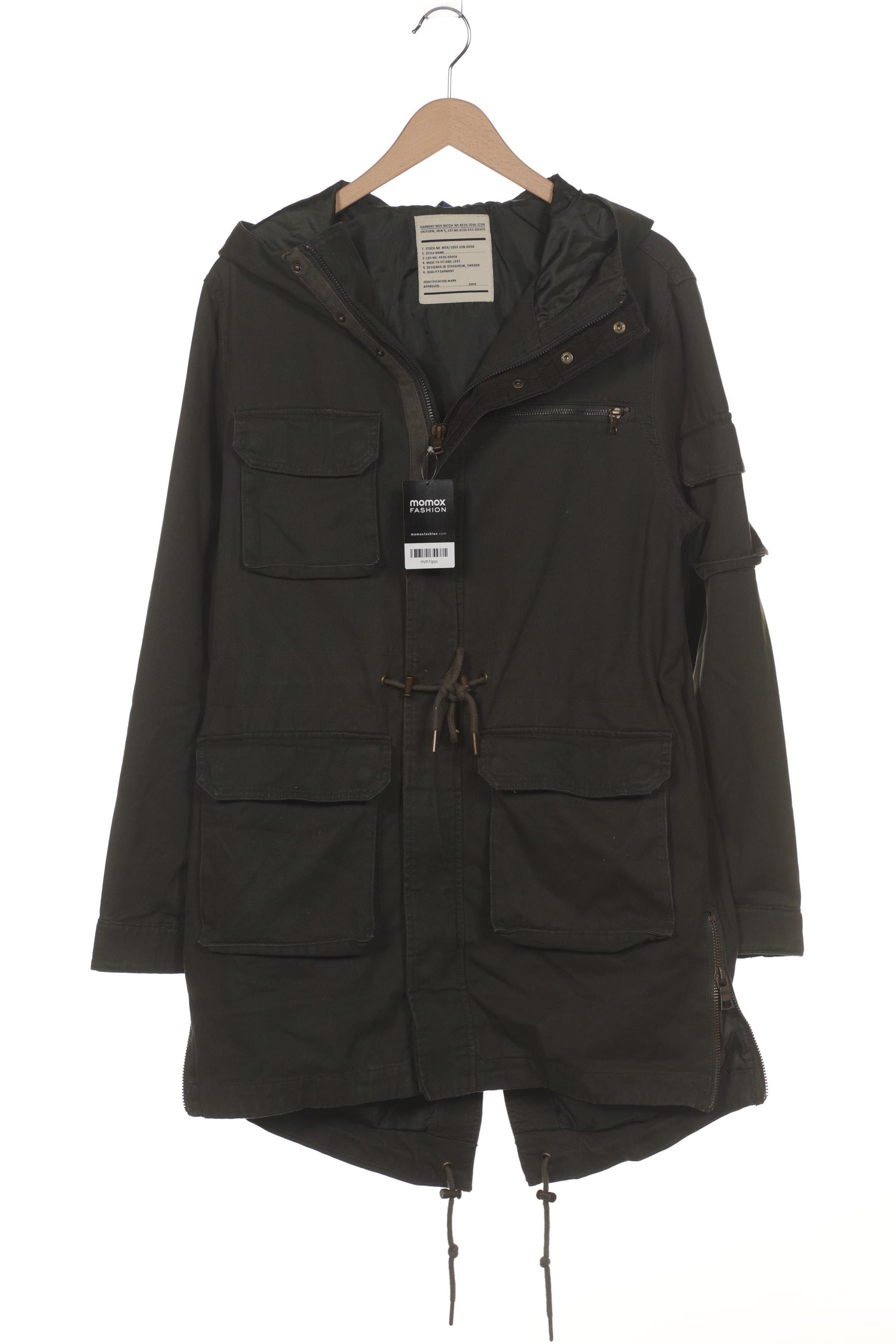 

H&M Herren Mantel, grün, Gr. 46